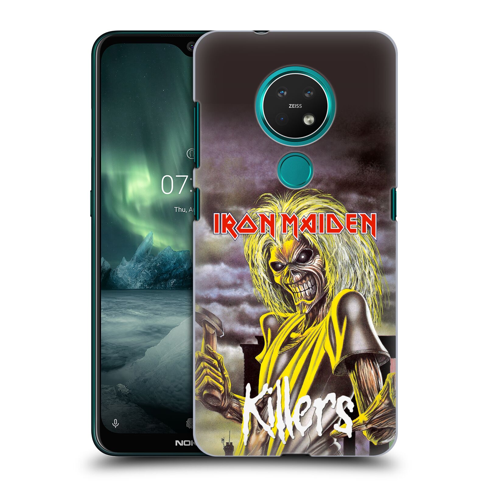 Pouzdro na mobil NOKIA 7.2 - HEAD CASE - Heavymetalová skupina Iron Maiden Killers