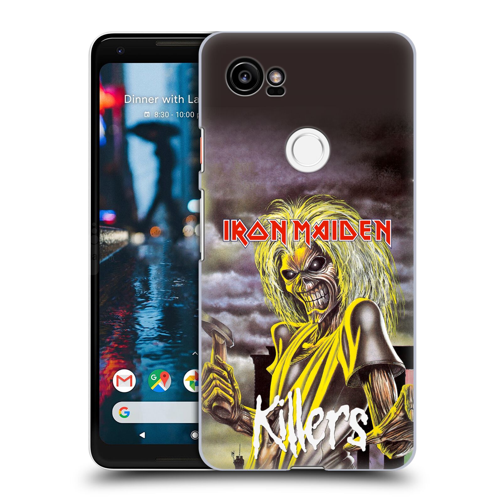 HEAD CASE plastový obal na mobil Google Pixel 2 XL Heavymetalová skupina Iron Maiden Killers