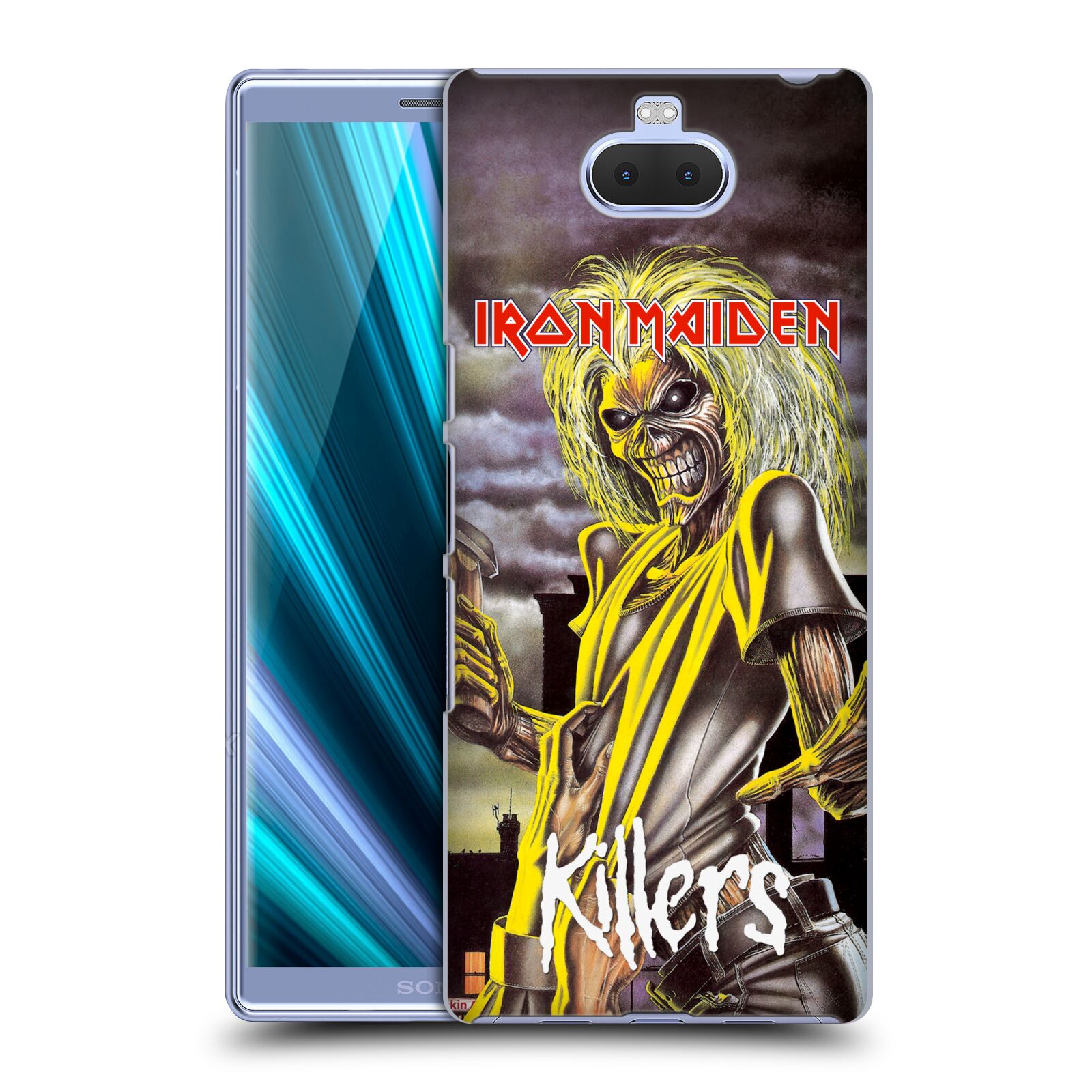 Pouzdro na mobil Sony Xperia 10 - Head Case - Heavymetalová skupina Iron Maiden Killers