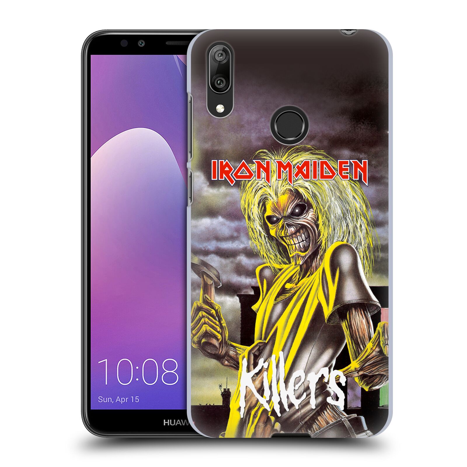 Pouzdro na mobil Huawei Y7 2019 - Head Case - Heavymetalová skupina Iron Maiden Killers