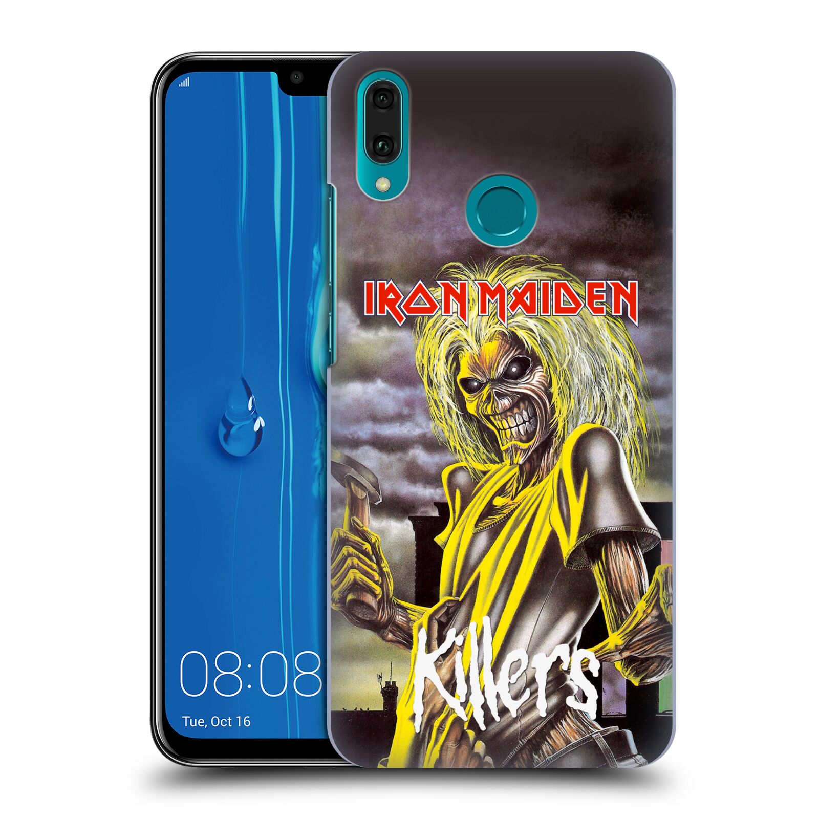 Pouzdro na mobil Huawei Y9 2019 - HEAD CASE - Heavymetalová skupina Iron Maiden Killers