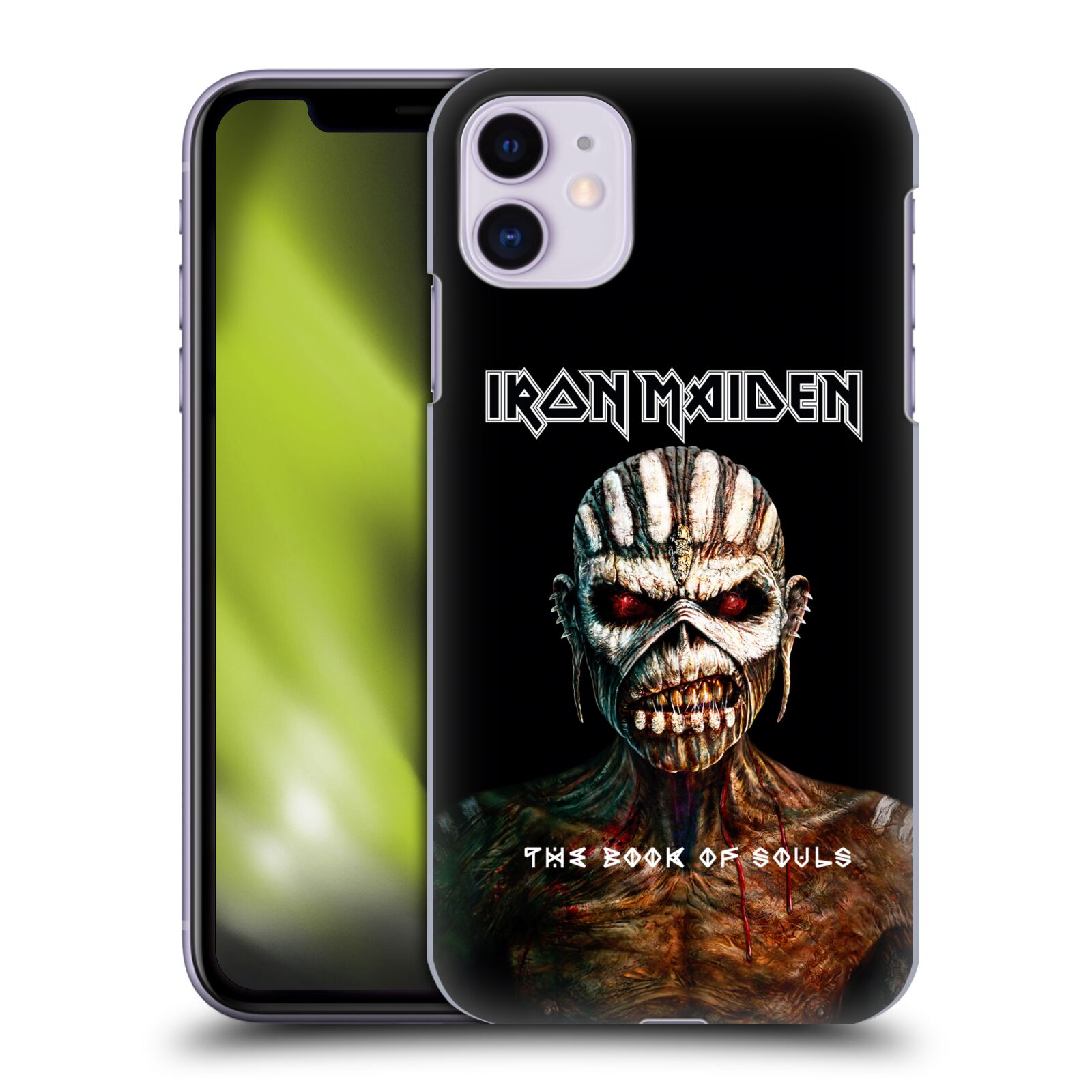 Pouzdro na mobil Apple Iphone 11 - HEAD CASE - Heavymetalová skupina Iron Maiden The Book Of Souls