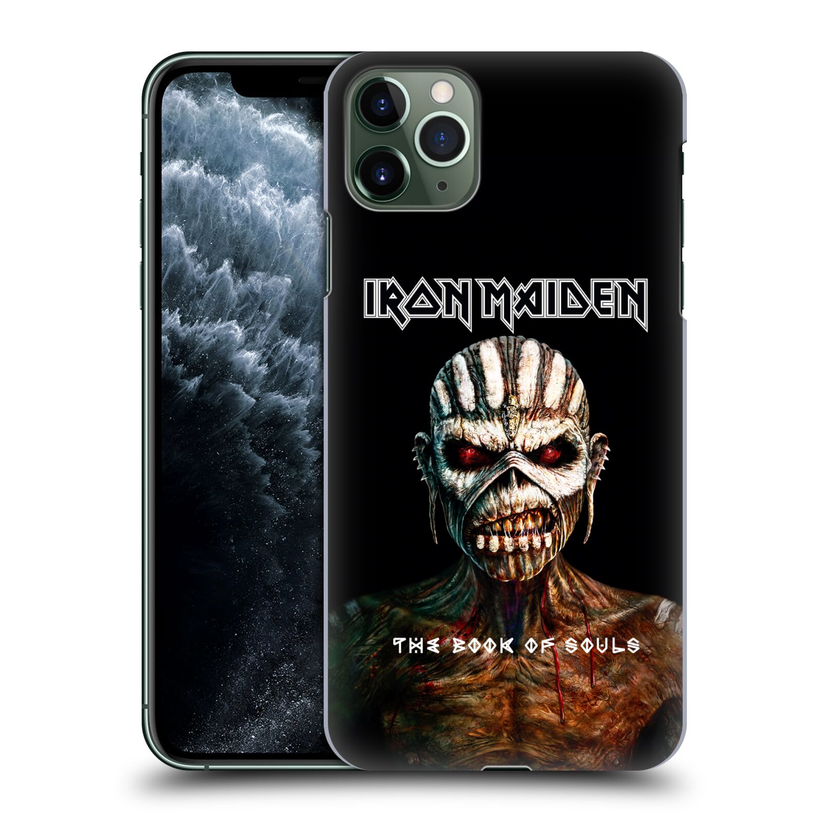 Pouzdro na mobil Apple Iphone 11 PRO MAX - HEAD CASE - Heavymetalová skupina Iron Maiden The Book Of Souls