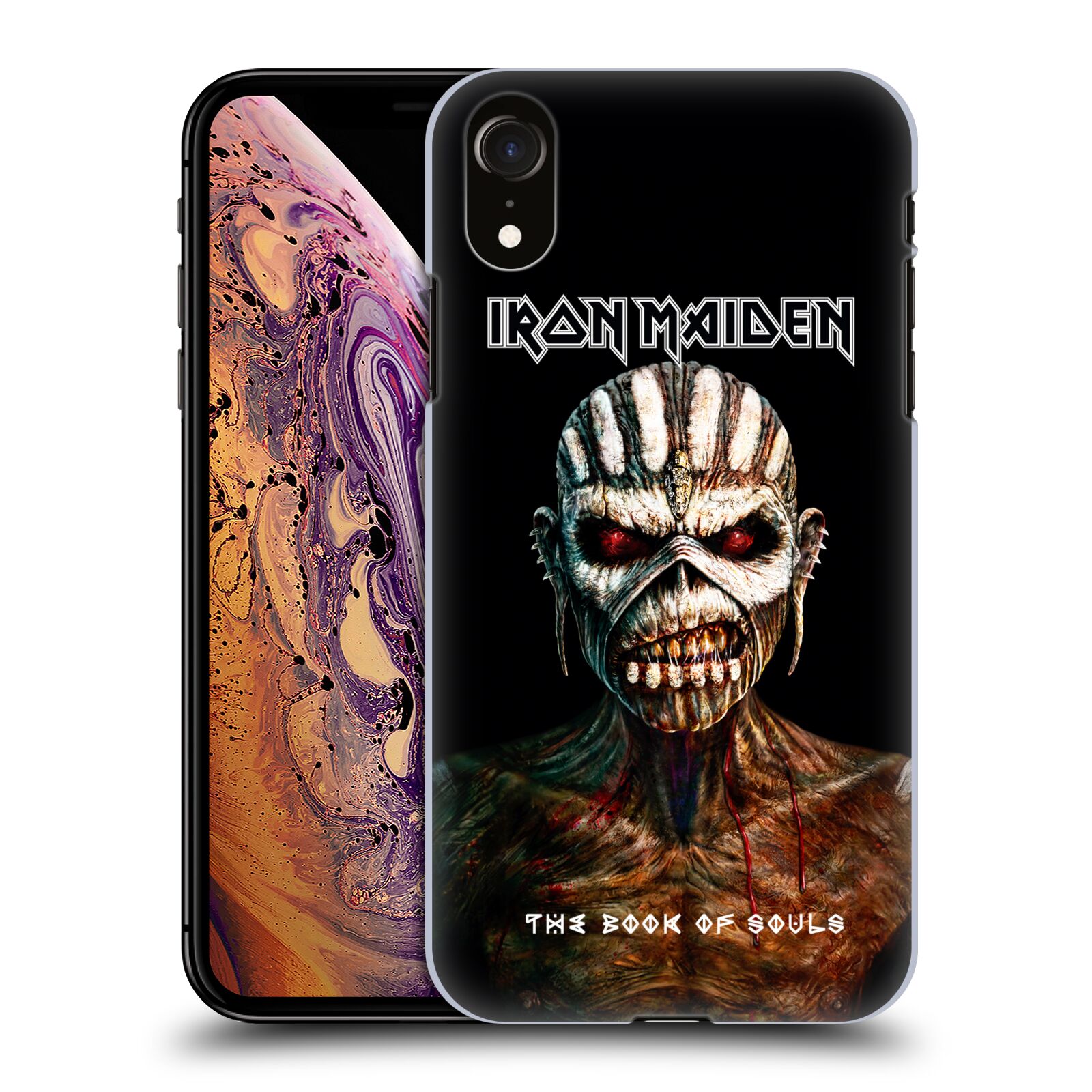 HEAD CASE plastový obal na mobil Apple Iphone XR Heavymetalová skupina Iron Maiden The Book Of Souls