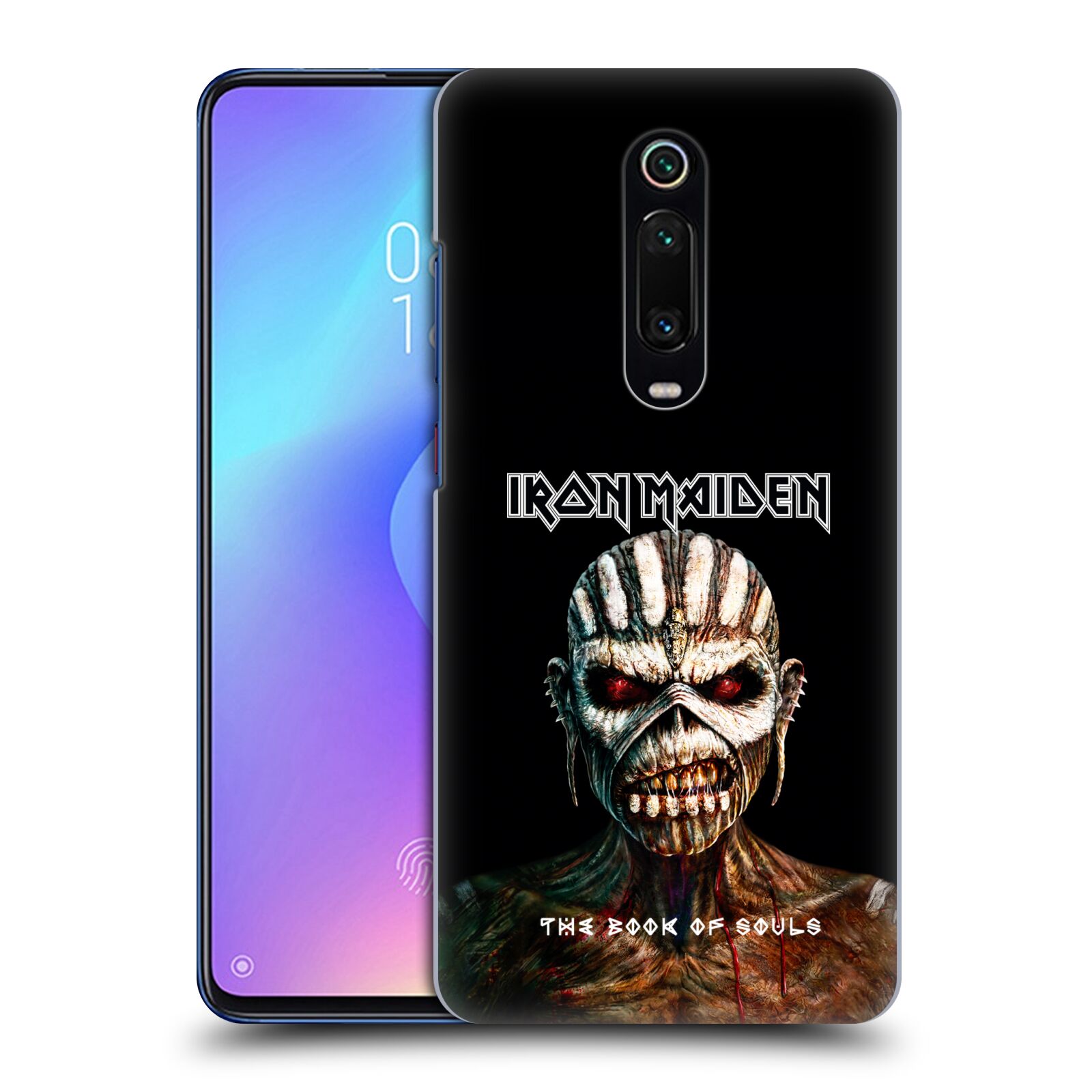 Pouzdro na mobil Xiaomi Mi 9T PRO - HEAD CASE - Heavymetalová skupina Iron Maiden The Book Of Souls