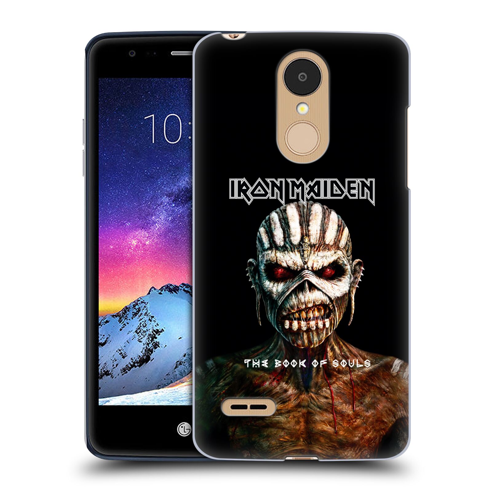 HEAD CASE plastový obal na mobil LG K9 / K8 2018 Heavymetalová skupina Iron Maiden The Book Of Souls