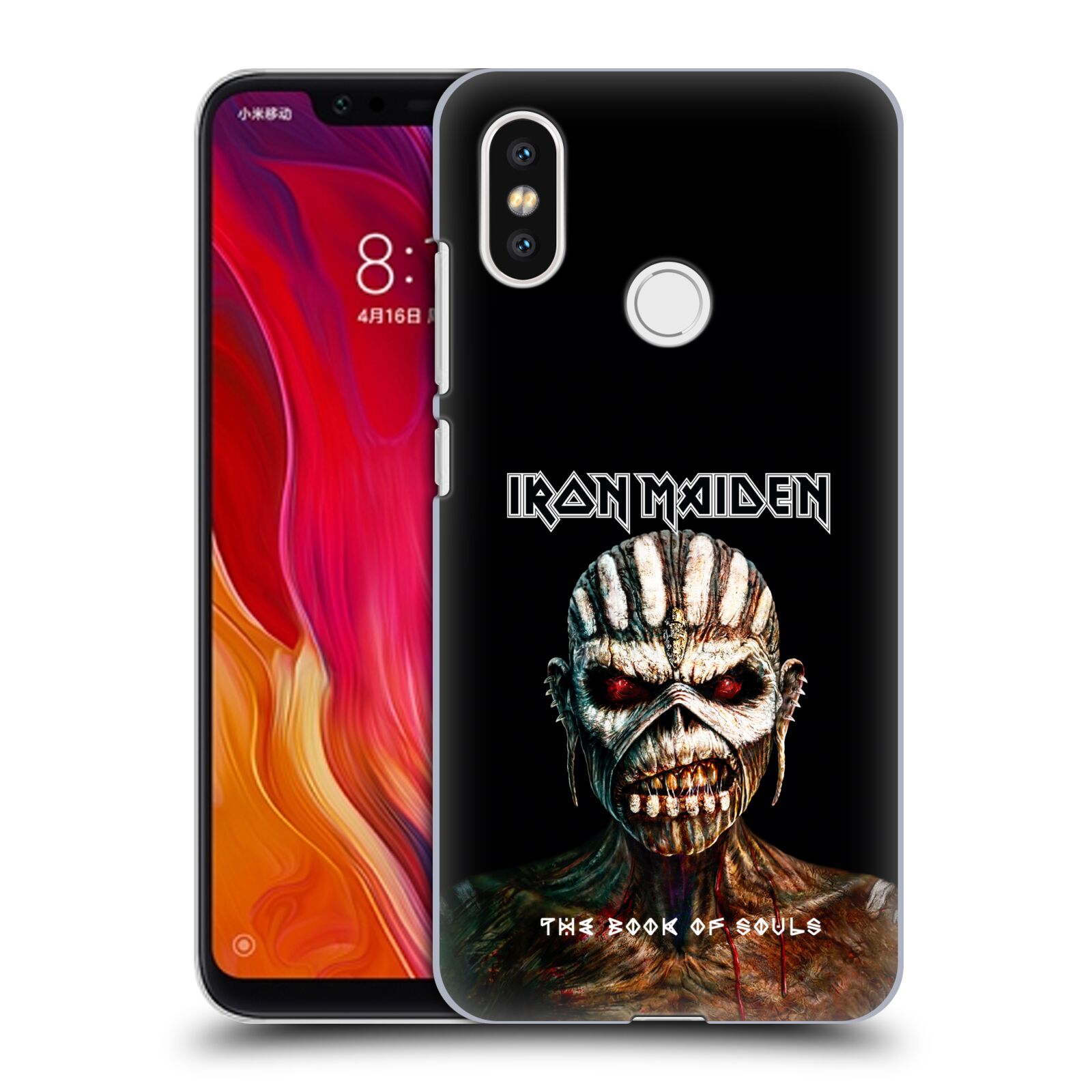 HEAD CASE plastový obal na mobil Xiaomi Mi 8 Heavymetalová skupina Iron Maiden The Book Of Souls