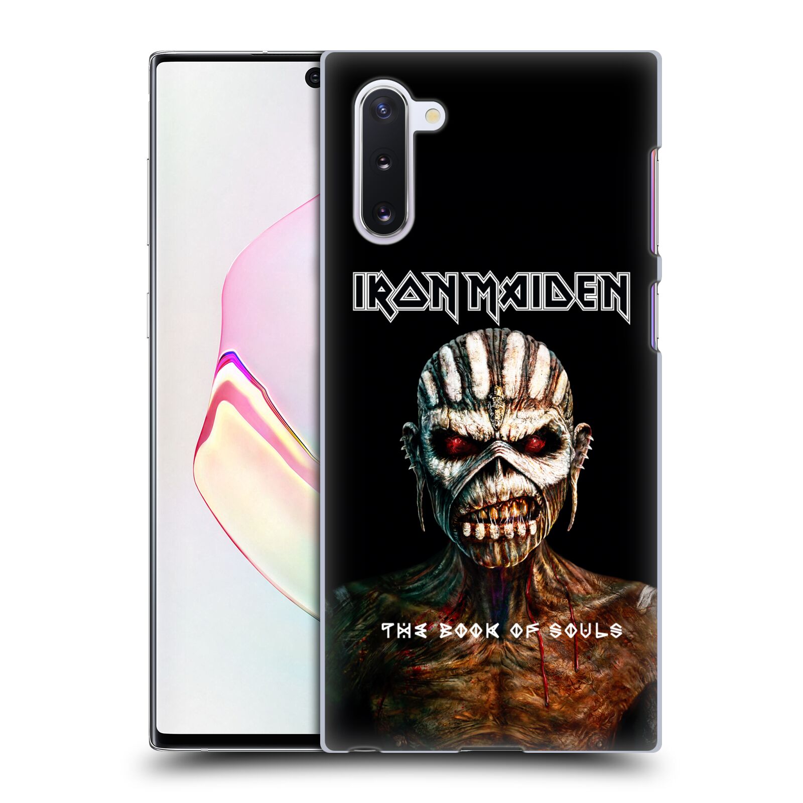 Pouzdro na mobil Samsung Galaxy Note 10 - HEAD CASE - Heavymetalová skupina Iron Maiden The Book Of Souls