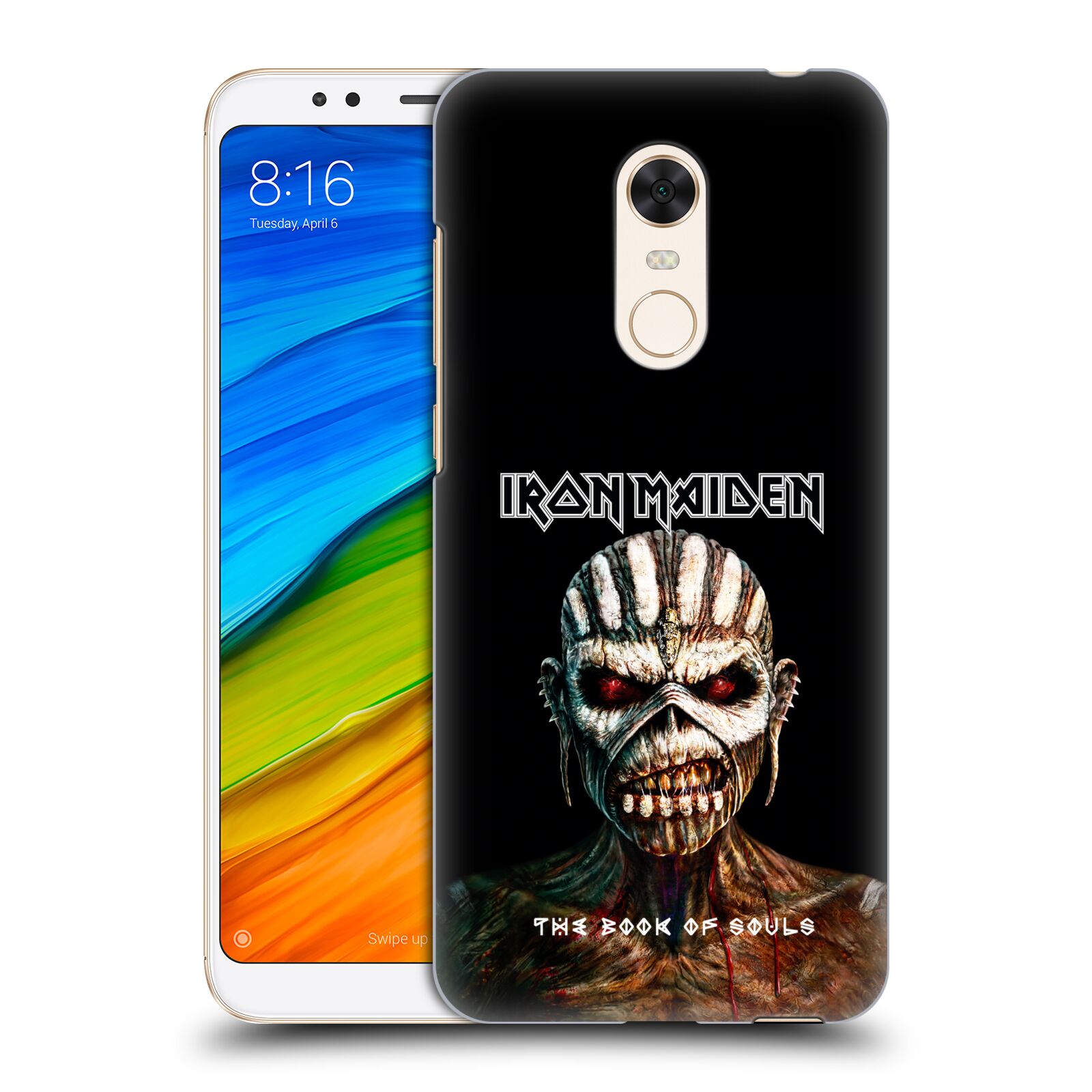 HEAD CASE plastový obal na mobil Xiaomi Redmi 5 PLUS Heavymetalová skupina Iron Maiden The Book Of Souls