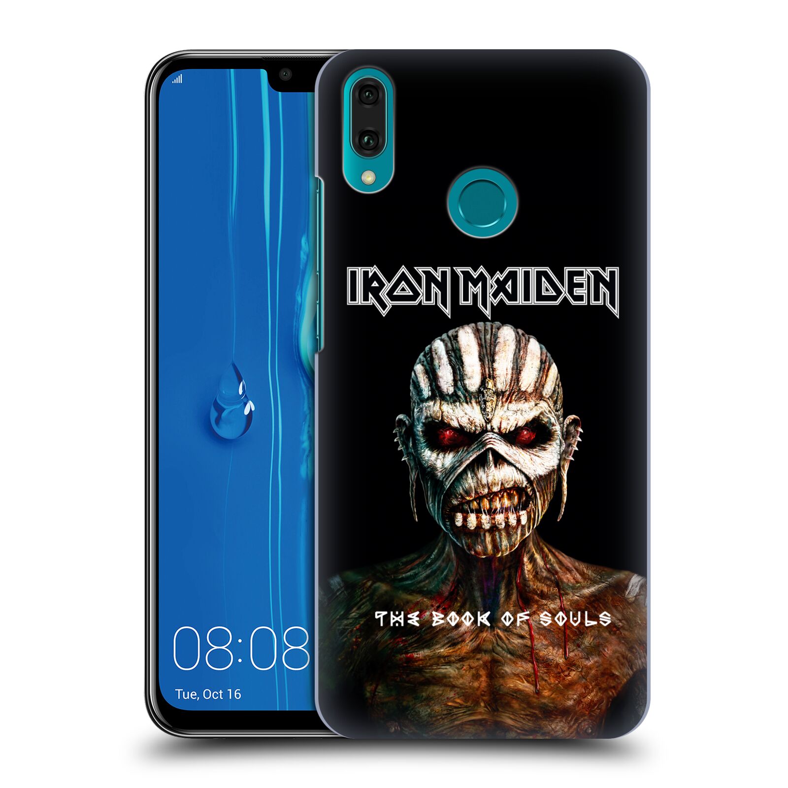 Pouzdro na mobil Huawei Y9 2019 - HEAD CASE - Heavymetalová skupina Iron Maiden The Book Of Souls