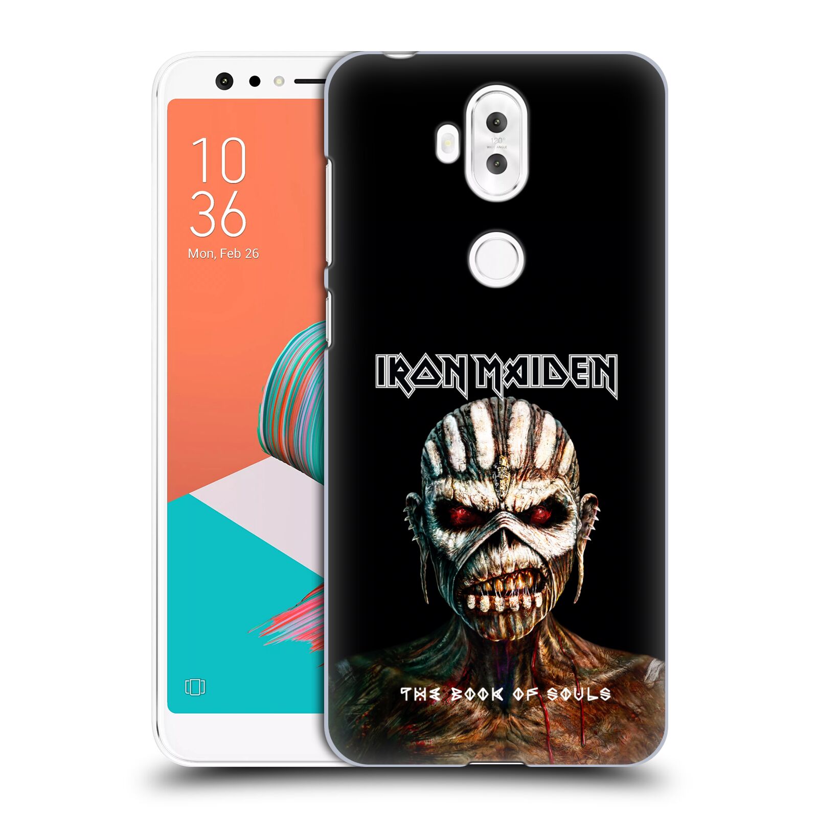 HEAD CASE plastový obal na mobil Asus Zenfone 5 LITE ZC600KL Heavymetalová skupina Iron Maiden The Book Of Souls