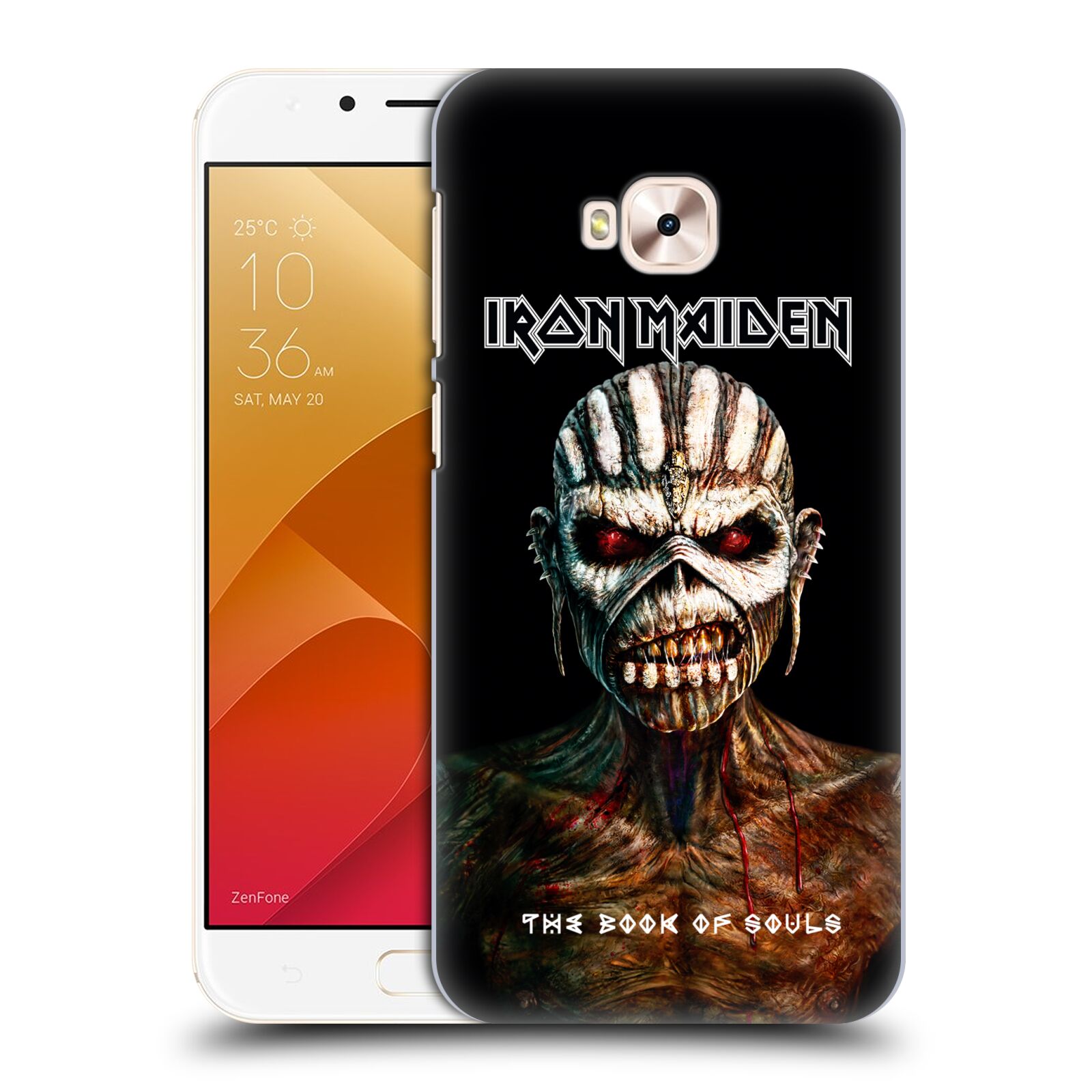 HEAD CASE plastový obal na mobil Asus Zenfone 4 Selfie Pro ZD552KL Heavymetalová skupina Iron Maiden The Book Of Souls