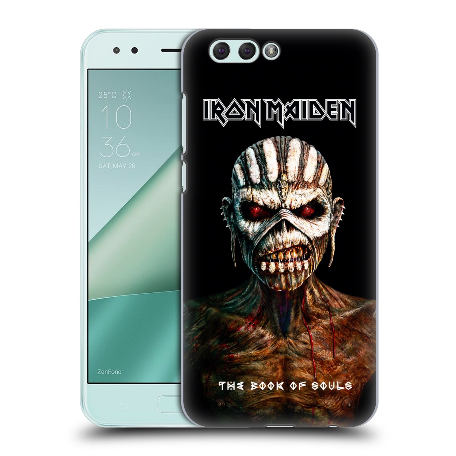 HEAD CASE plastový obal na mobil Asus Zenfone 4 ZE554KL Heavymetalová skupina Iron Maiden The Book Of Souls