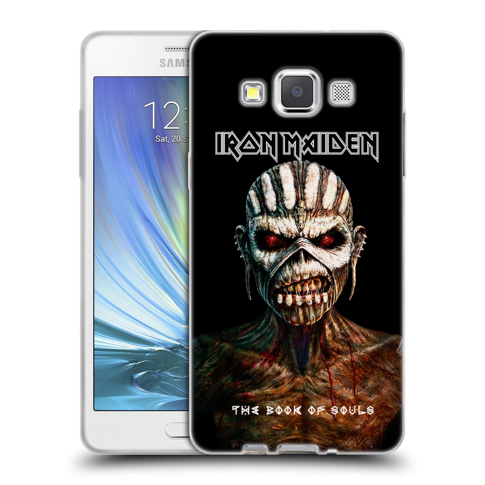 HEAD CASE silikonový obal na mobil Samsung Galaxy A5 (A500) Heavymetalová skupina Iron Maiden The Book Of Souls