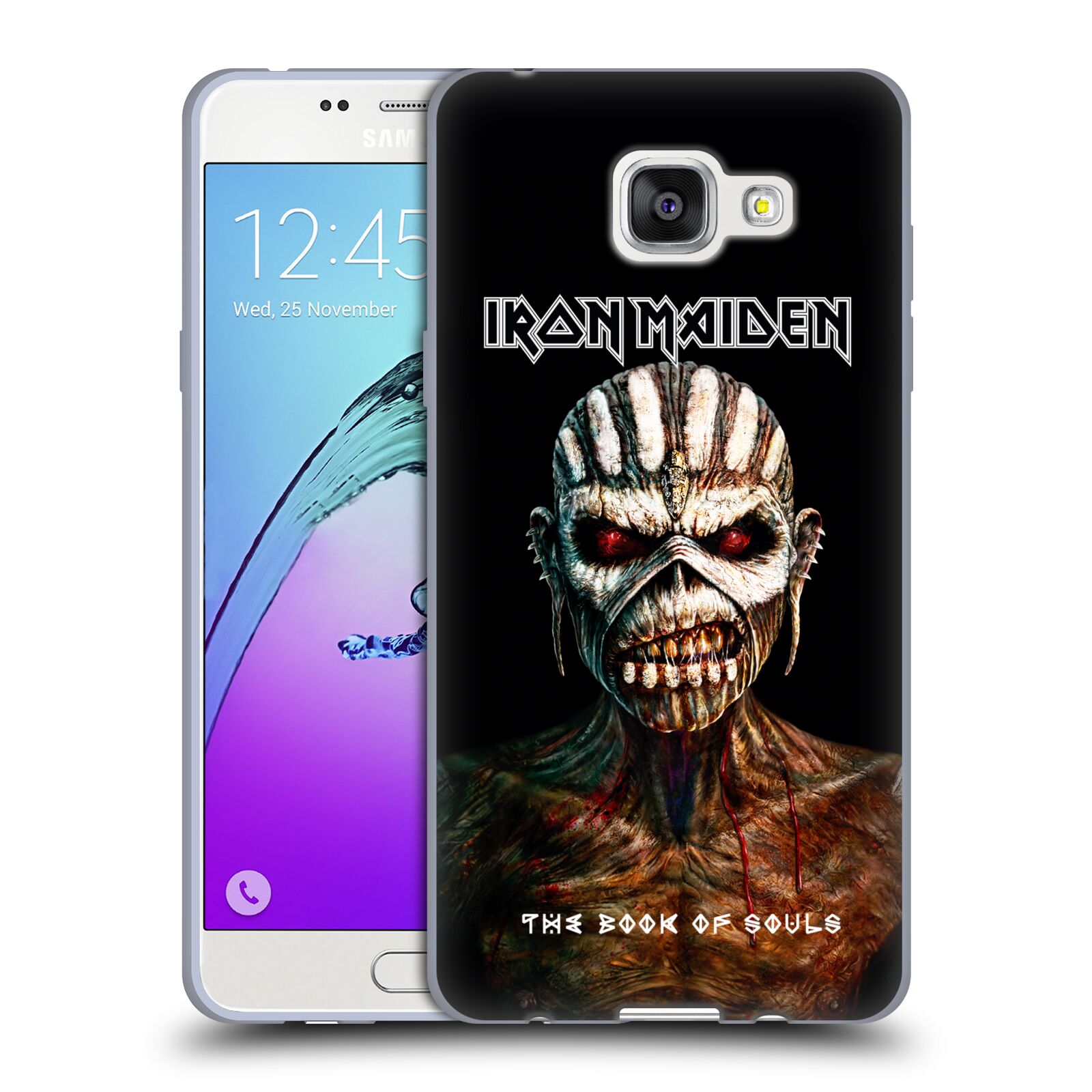 HEAD CASE silikonový obal na mobil Samsung Galaxy A5 2016 (A510) Heavymetalová skupina Iron Maiden The Book Of Souls