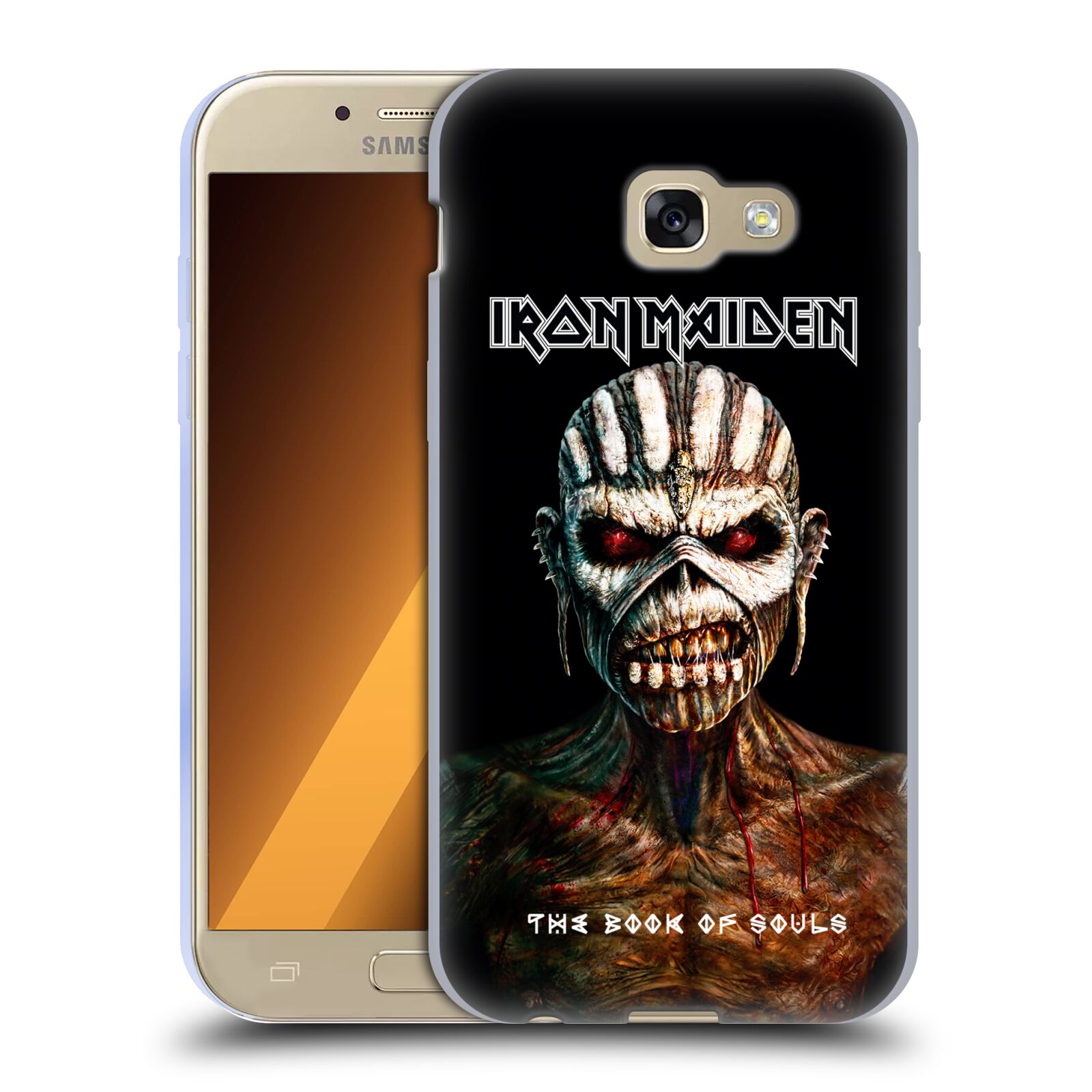 HEAD CASE silikonový obal na mobil Samsung Galaxy A5 2017 (A520) Heavymetalová skupina Iron Maiden The Book Of Souls