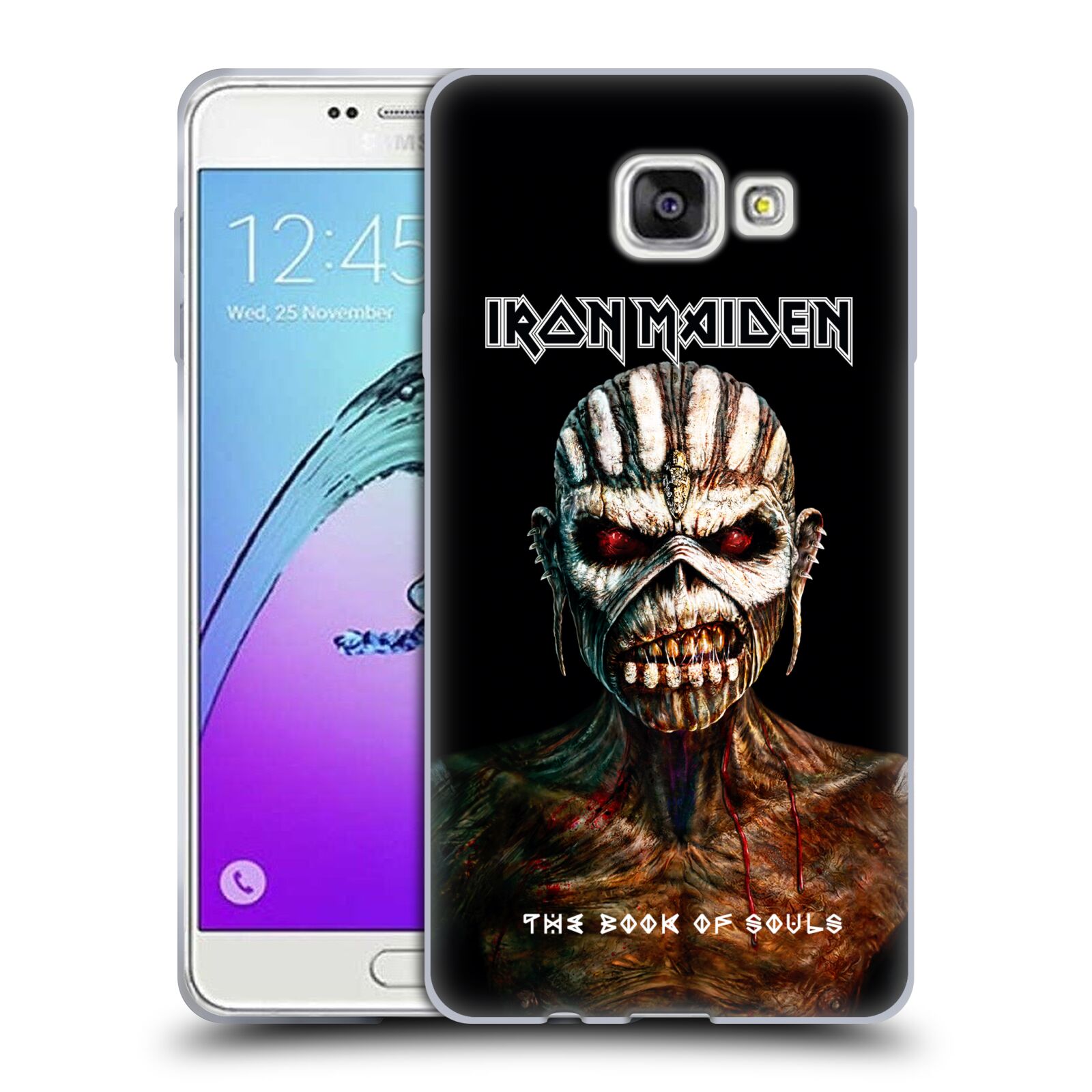HEAD CASE silikonový obal na mobil Samsung Galaxy A7 2017 (A720) Heavymetalová skupina Iron Maiden The Book Of Souls
