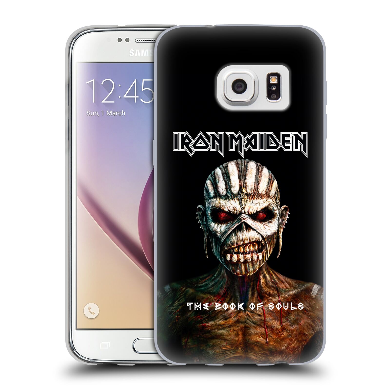 HEAD CASE silikonový obal na mobil Samsung Galaxy S7 Heavymetalová skupina Iron Maiden The Book Of Souls