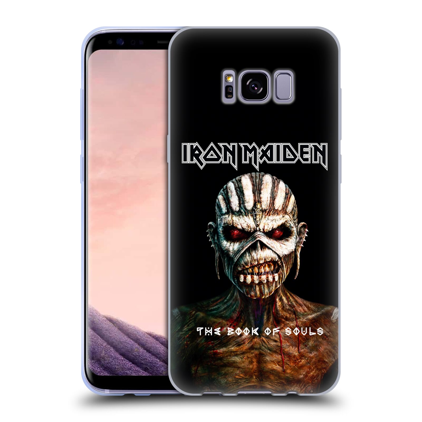 HEAD CASE silikonový obal na mobil Samsung Galaxy S8 PLUS Heavymetalová skupina Iron Maiden The Book Of Souls
