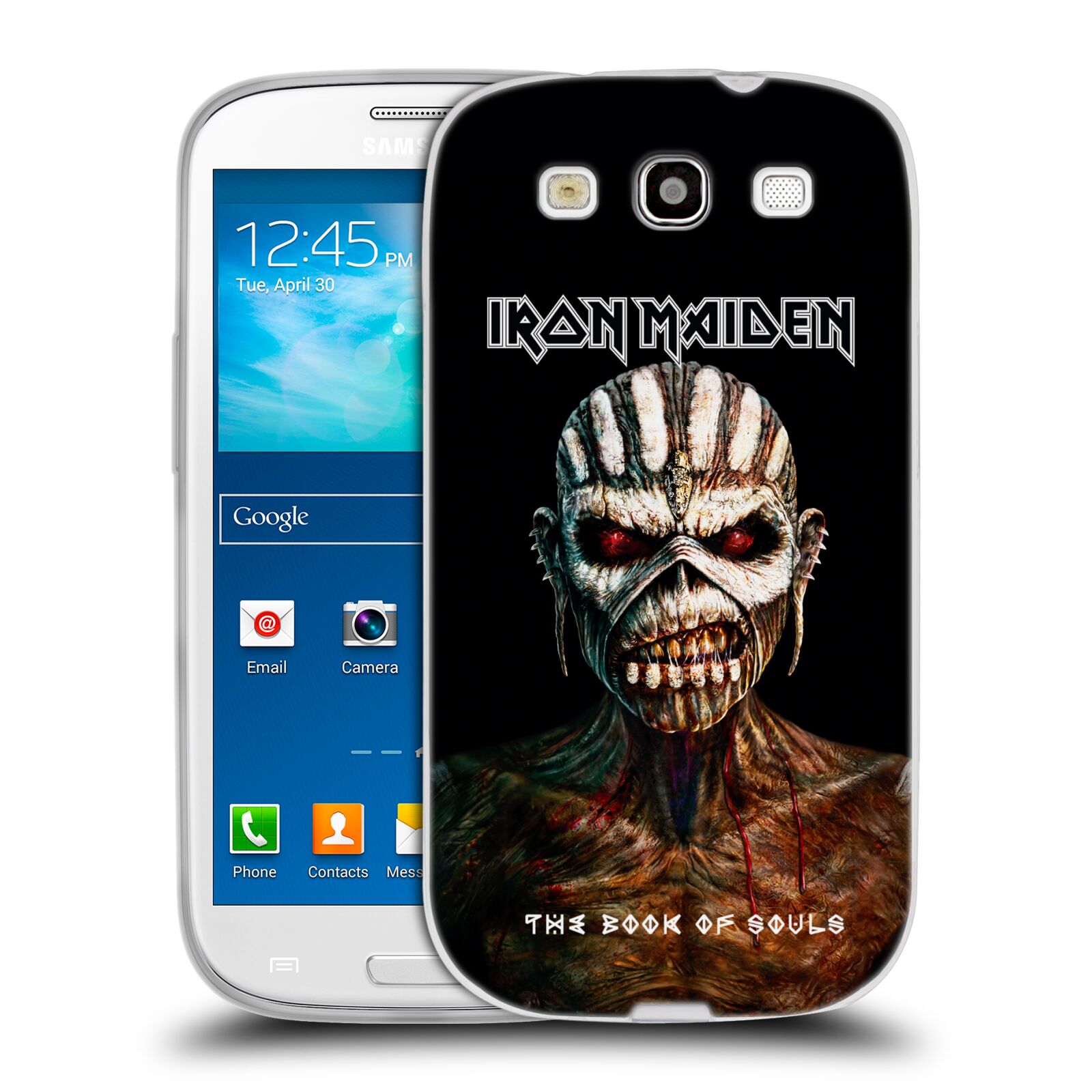 HEAD CASE silikonový obal na mobil Samsung Galaxy S3 Heavymetalová skupina Iron Maiden The Book Of Souls