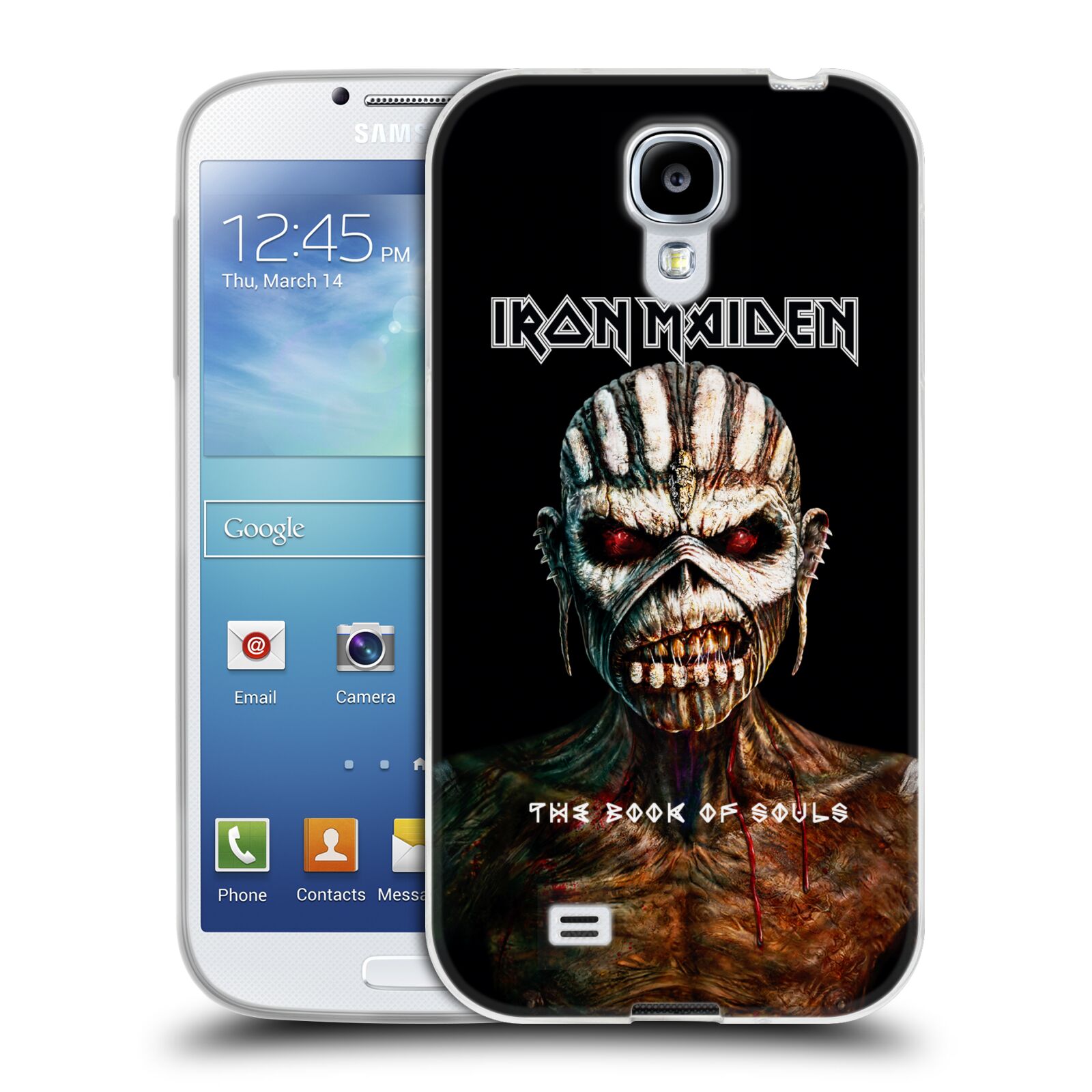 HEAD CASE silikonový obal na mobil Samsung Galaxy S4 Heavymetalová skupina Iron Maiden The Book Of Souls