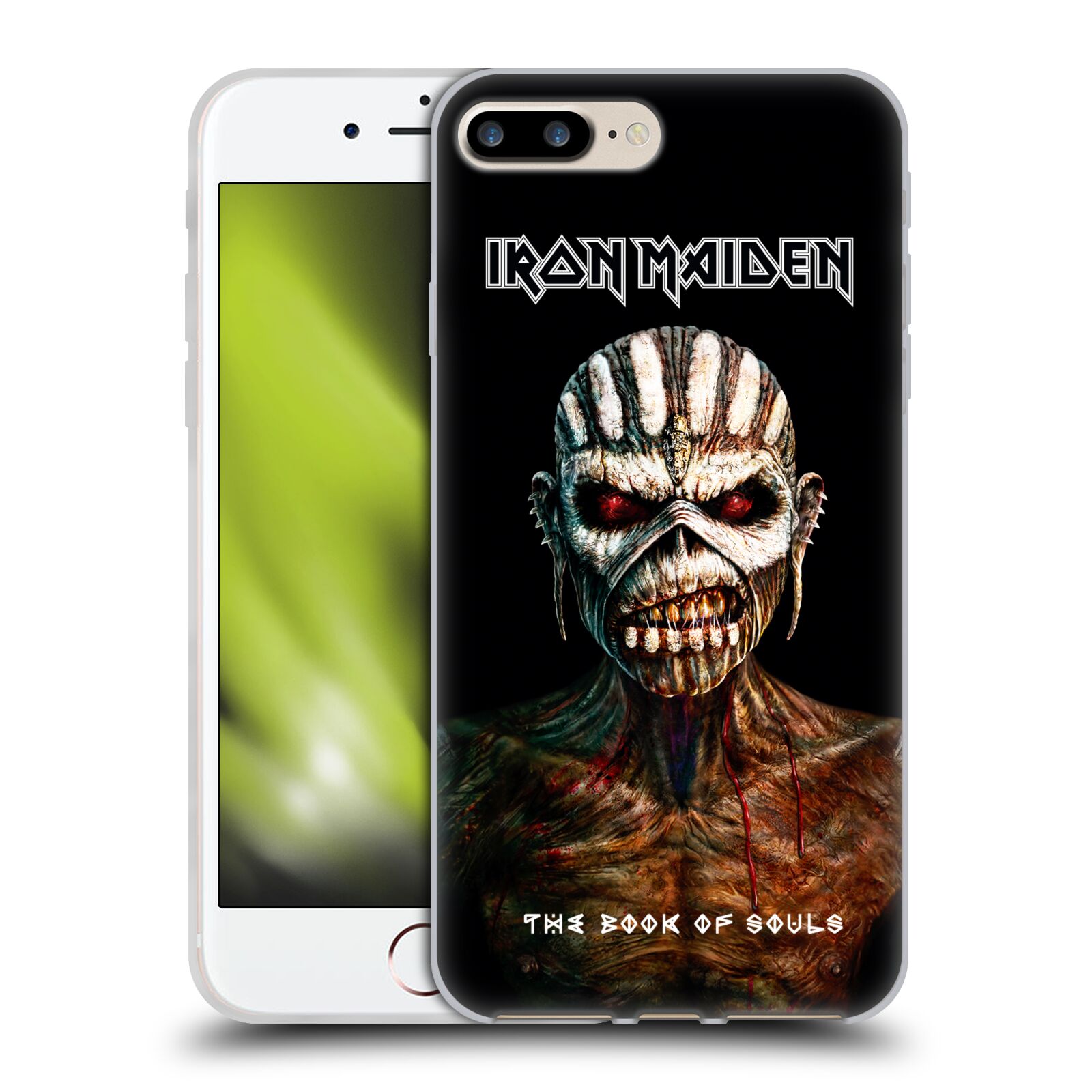 HEAD CASE silikonový obal na mobil Apple Iphone 7 PLUS Heavymetalová skupina Iron Maiden The Book Of Souls