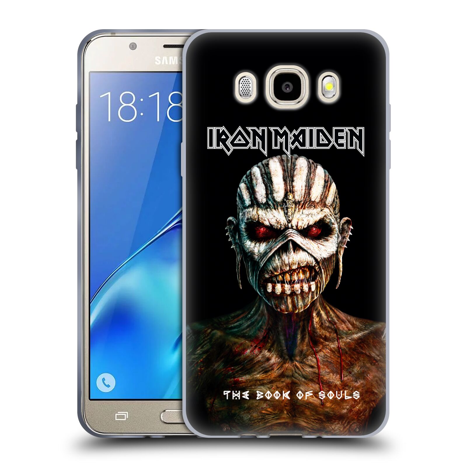HEAD CASE silikonový obal na mobil Samsung Galaxy J5 2016 (J510) Heavymetalová skupina Iron Maiden The Book Of Souls