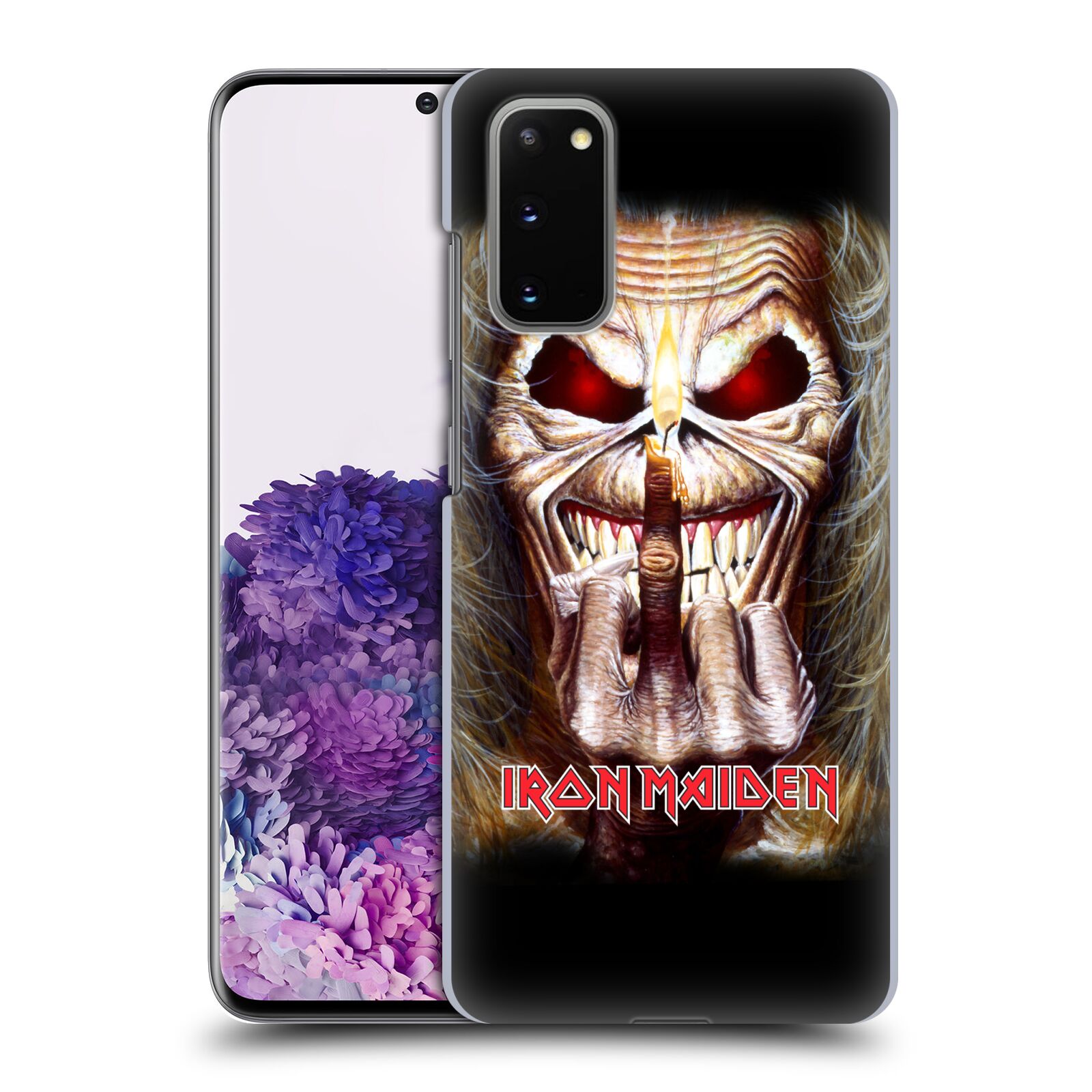 Pouzdro na mobil Samsung Galaxy S20 - HEAD CASE - Heavymetalová skupina Iron Maiden gesto