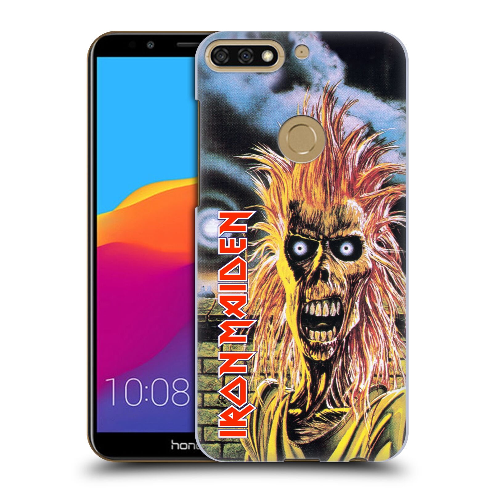 HEAD CASE plastový obal na mobil Honor 7c Heavymetalová skupina Iron Maiden punker
