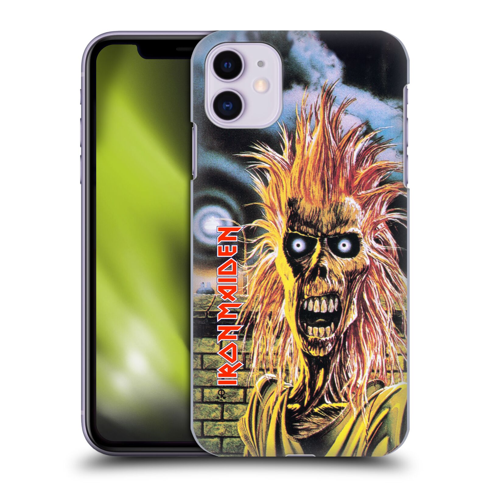Pouzdro na mobil Apple Iphone 11 - HEAD CASE - Heavymetalová skupina Iron Maiden punker