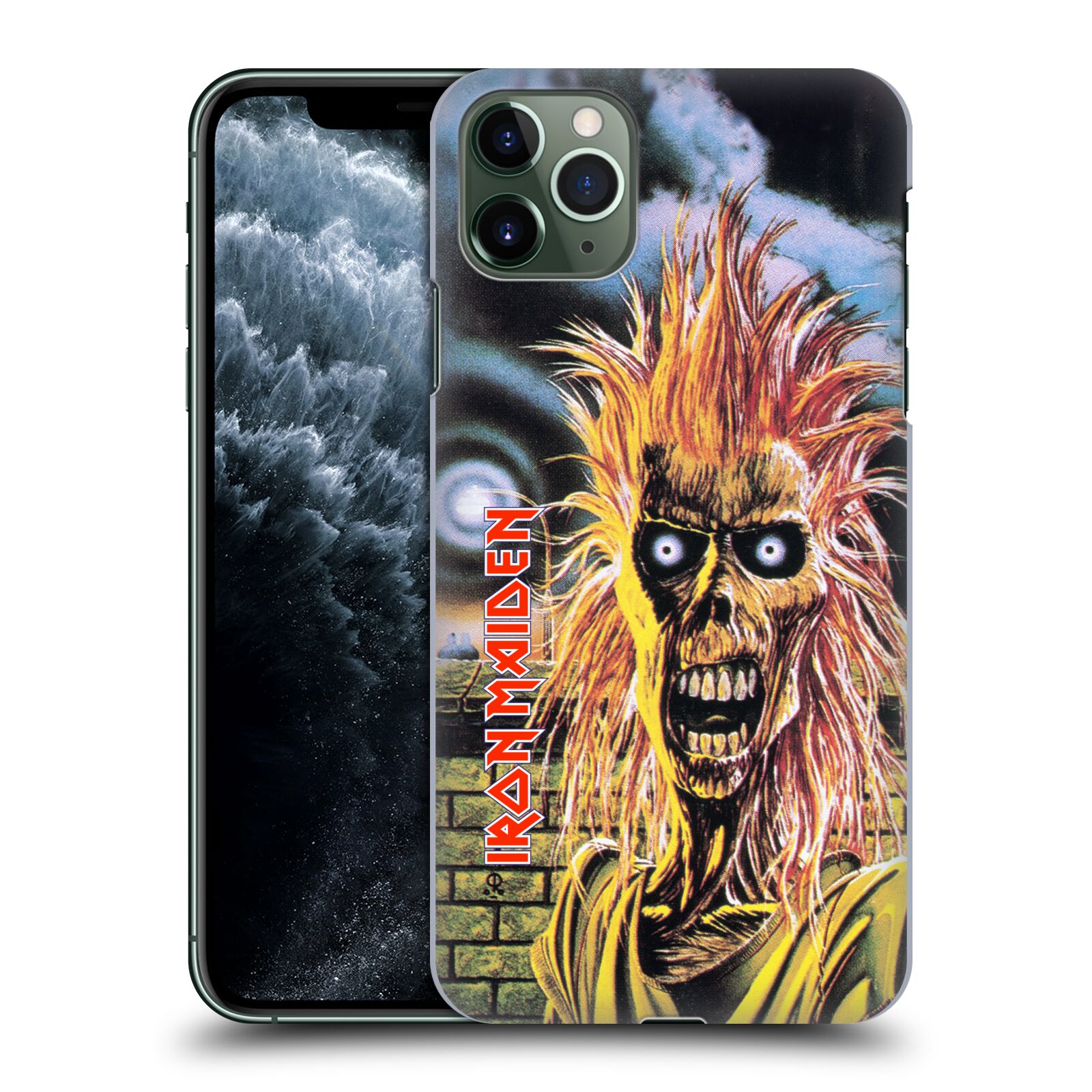 Pouzdro na mobil Apple Iphone 11 PRO MAX - HEAD CASE - Heavymetalová skupina Iron Maiden punker