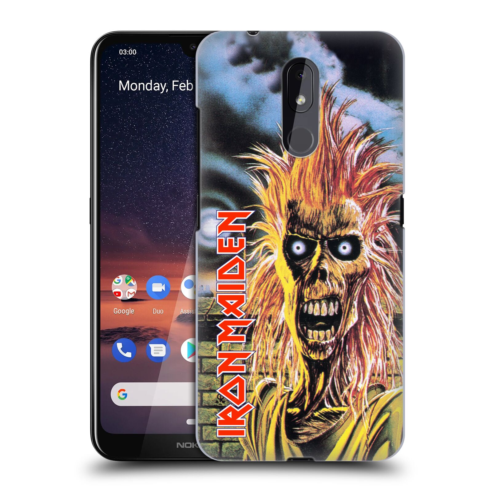 Pouzdro na mobil Nokia 3.2 - HEAD CASE - Heavymetalová skupina Iron Maiden punker