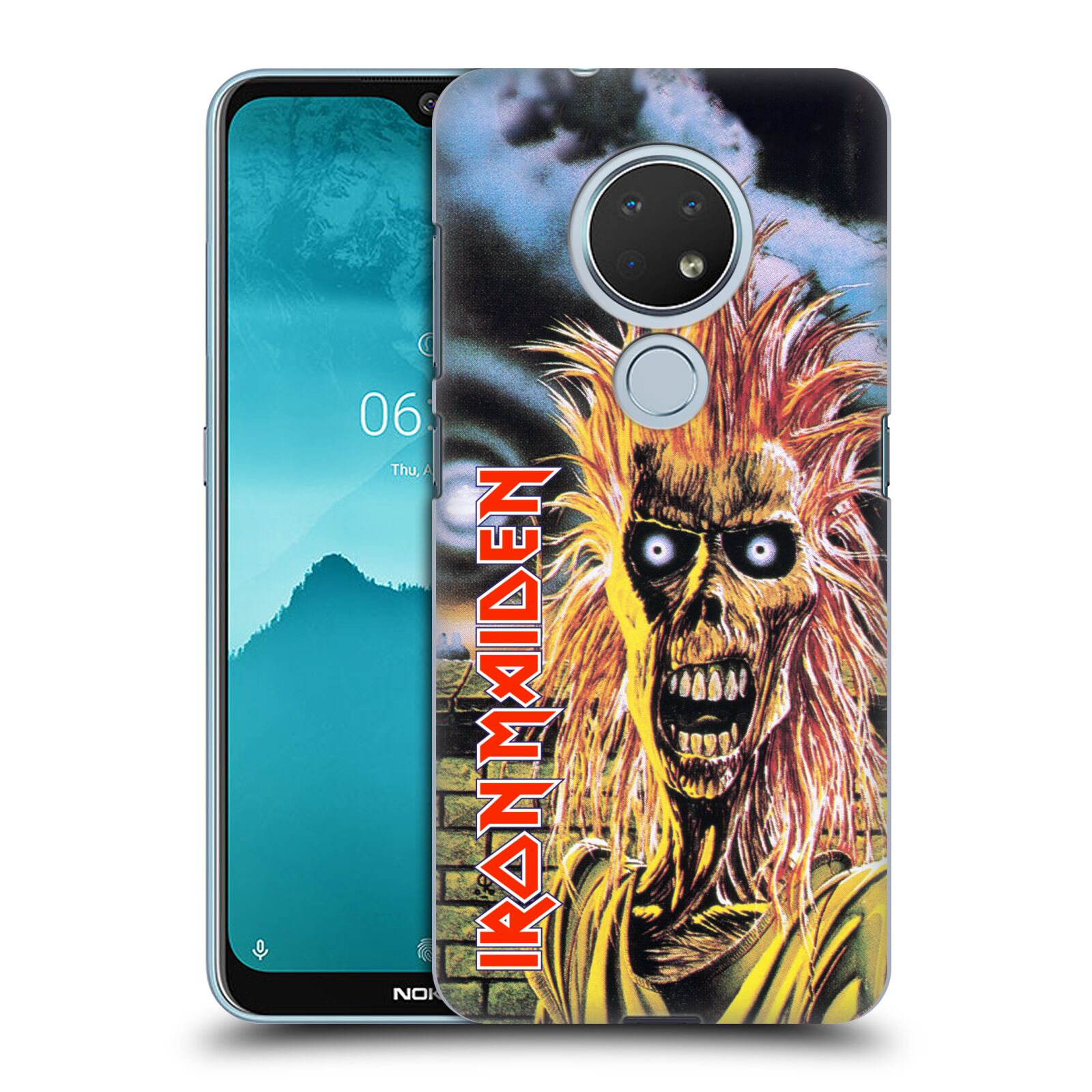 Pouzdro na mobil Nokia 6.2 - HEAD CASE - Heavymetalová skupina Iron Maiden punker