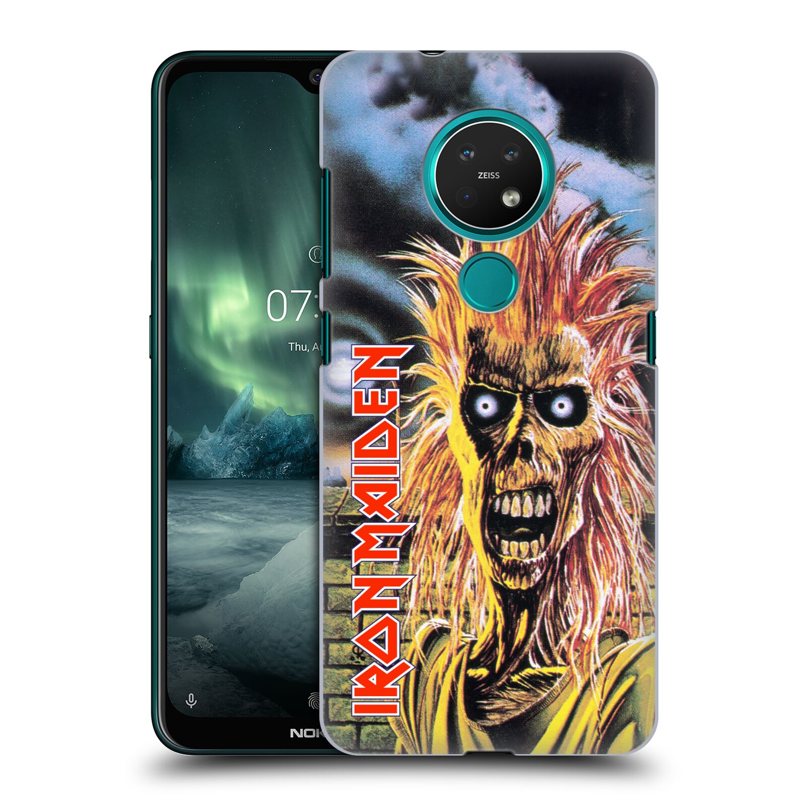Pouzdro na mobil NOKIA 7.2 - HEAD CASE - Heavymetalová skupina Iron Maiden punker
