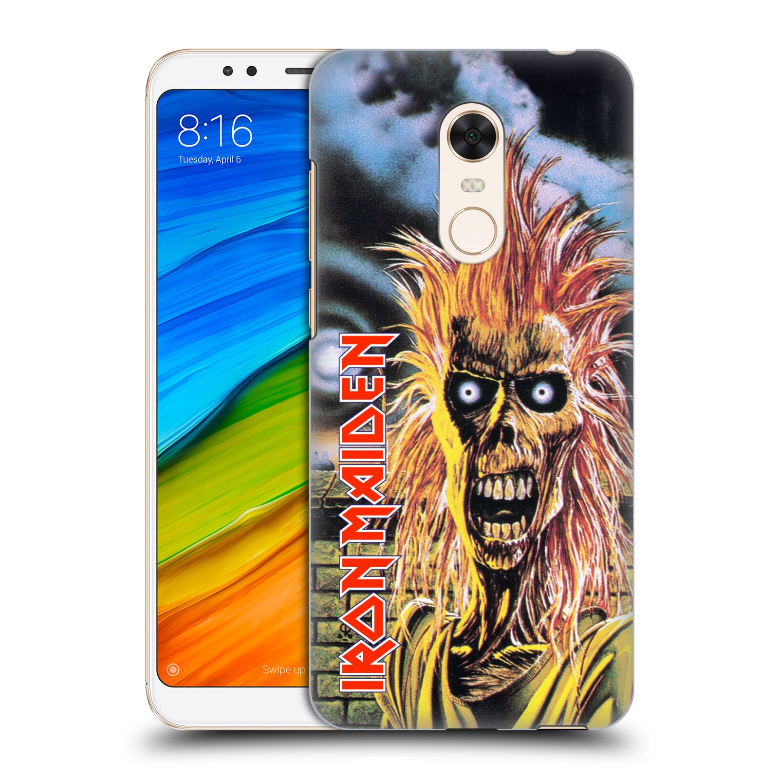 HEAD CASE plastový obal na mobil Xiaomi Redmi 5 PLUS Heavymetalová skupina Iron Maiden punker