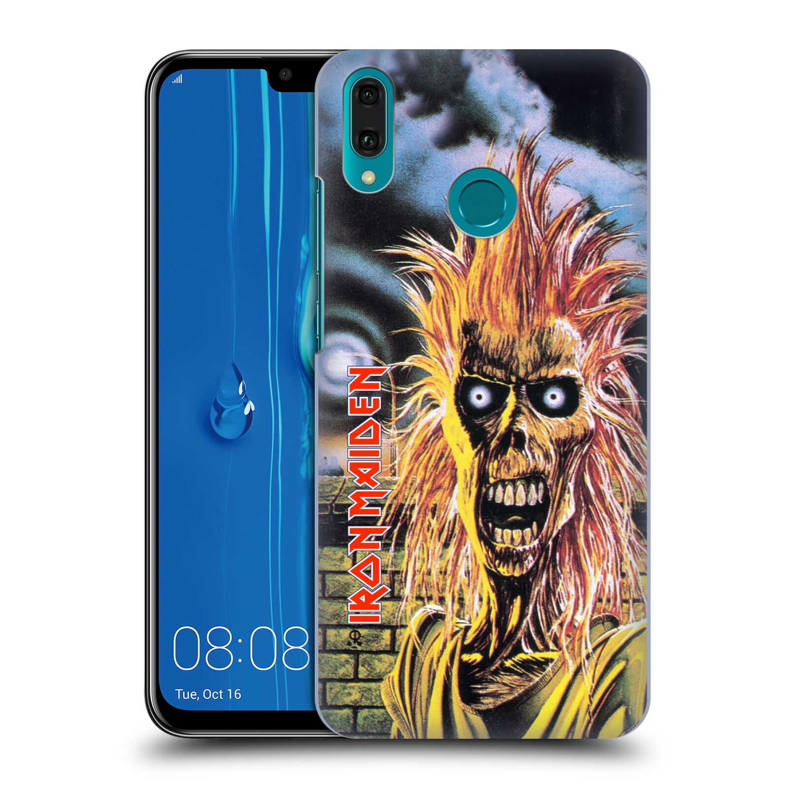 Pouzdro na mobil Huawei Y9 2019 - HEAD CASE - Heavymetalová skupina Iron Maiden punker