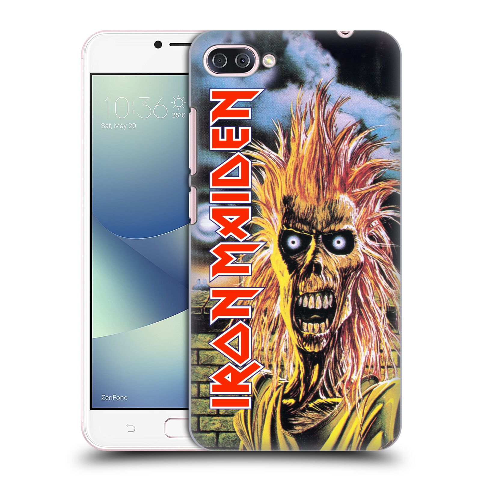 HEAD CASE plastový obal na mobil Asus Zenfone 4 MAX ZC554KL Heavymetalová skupina Iron Maiden punker