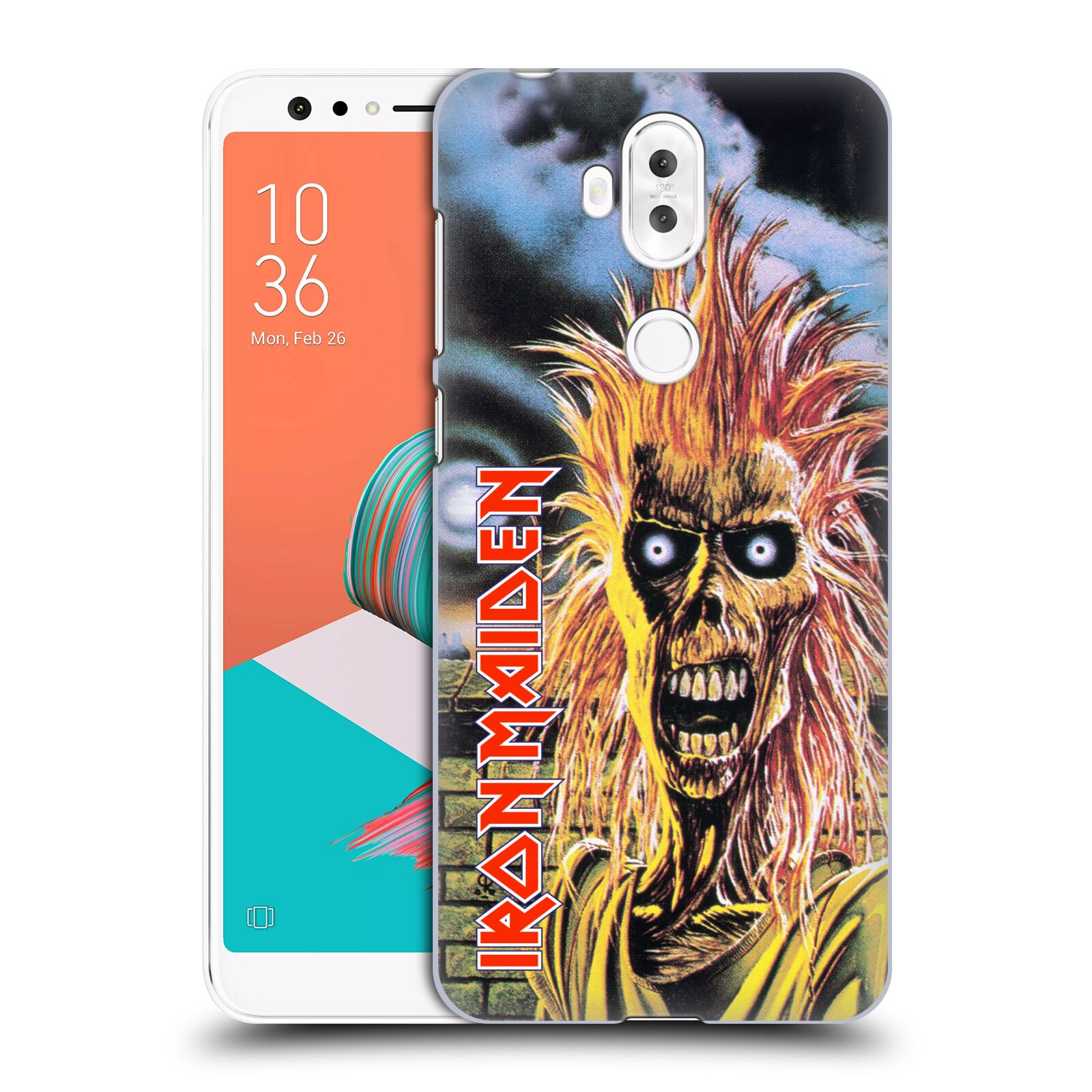 HEAD CASE plastový obal na mobil Asus Zenfone 5 LITE ZC600KL Heavymetalová skupina Iron Maiden punker