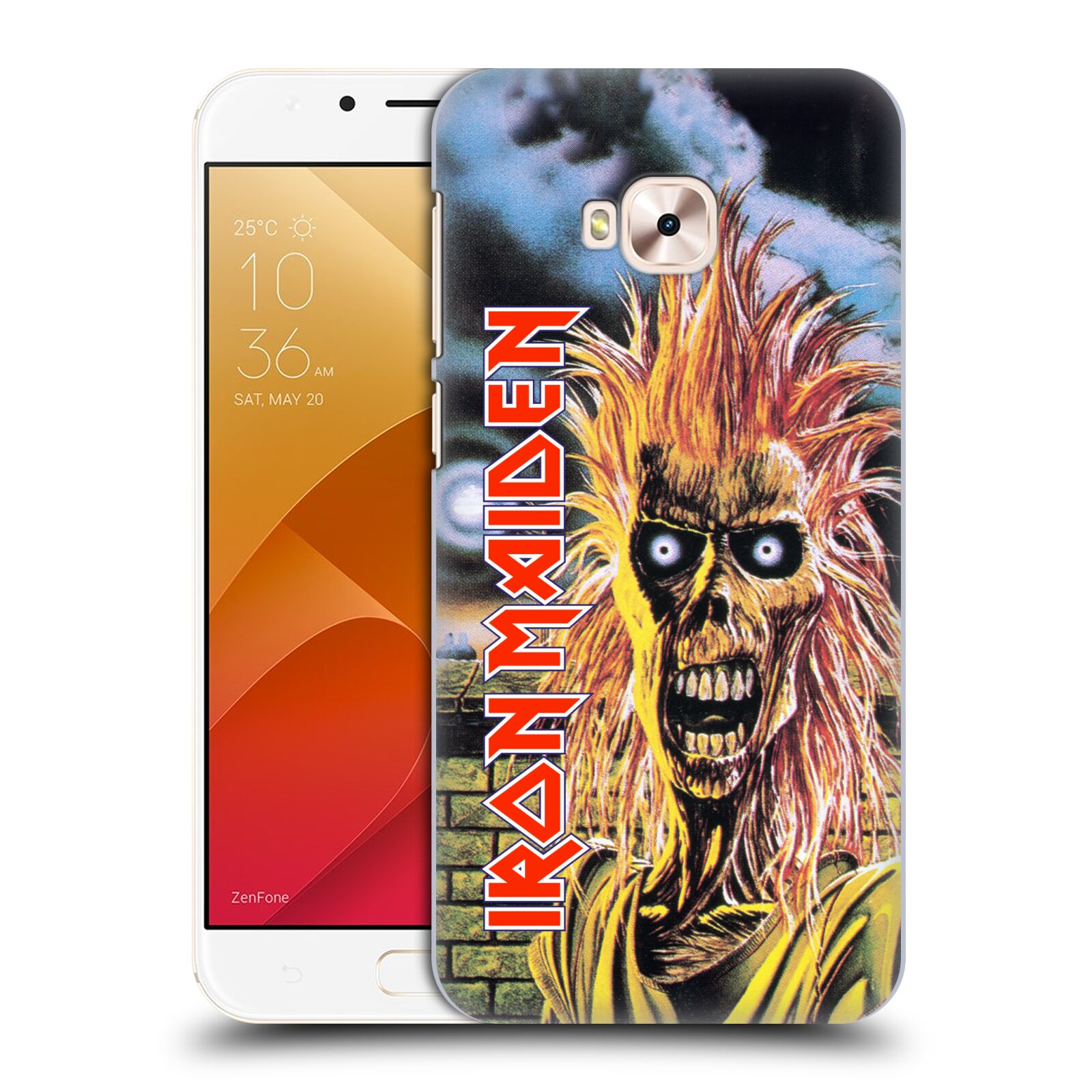 HEAD CASE plastový obal na mobil Asus Zenfone 4 Selfie Pro ZD552KL Heavymetalová skupina Iron Maiden punker
