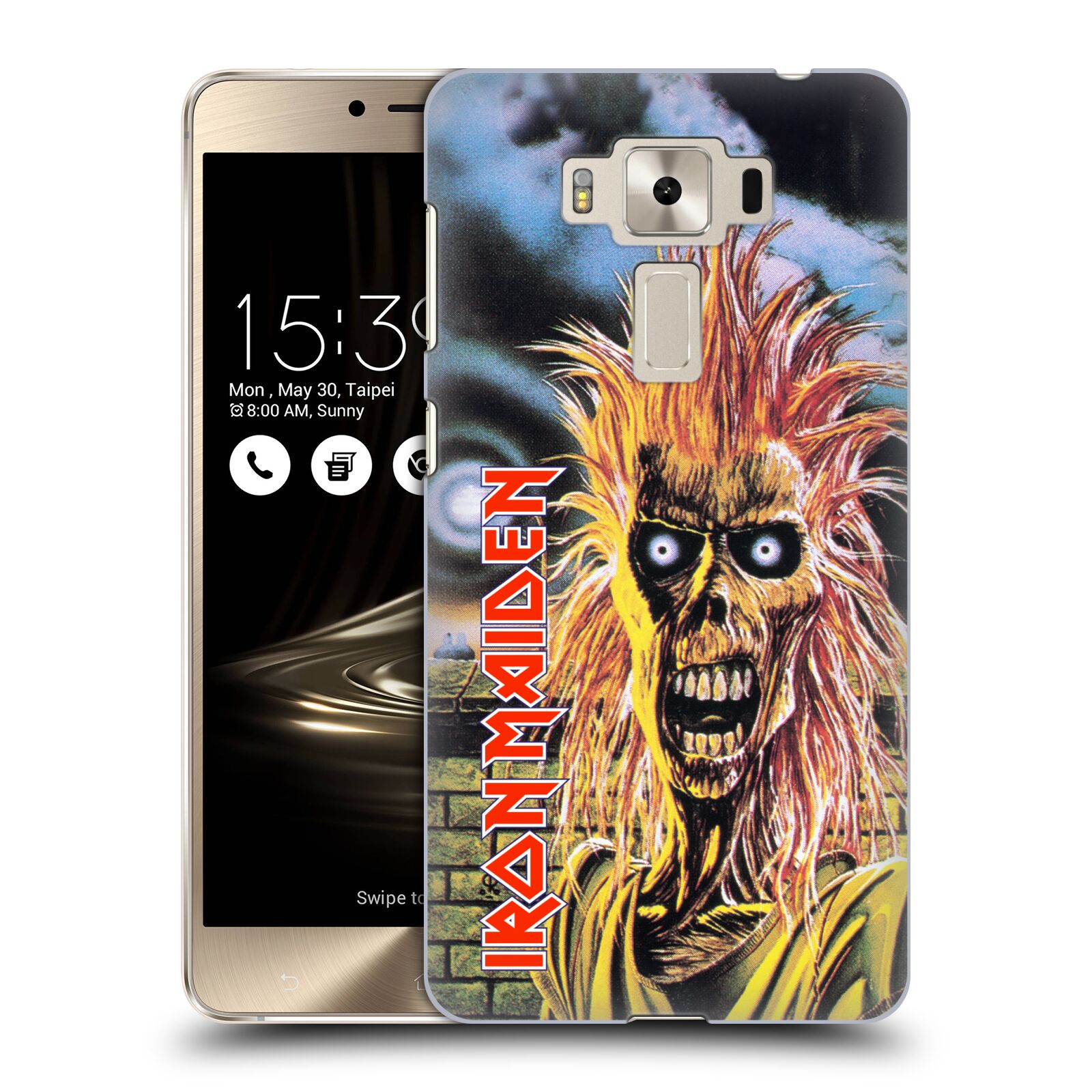 HEAD CASE plastový obal na mobil Asus Zenfone 3 DELUXE ZS550KL Heavymetalová skupina Iron Maiden punker