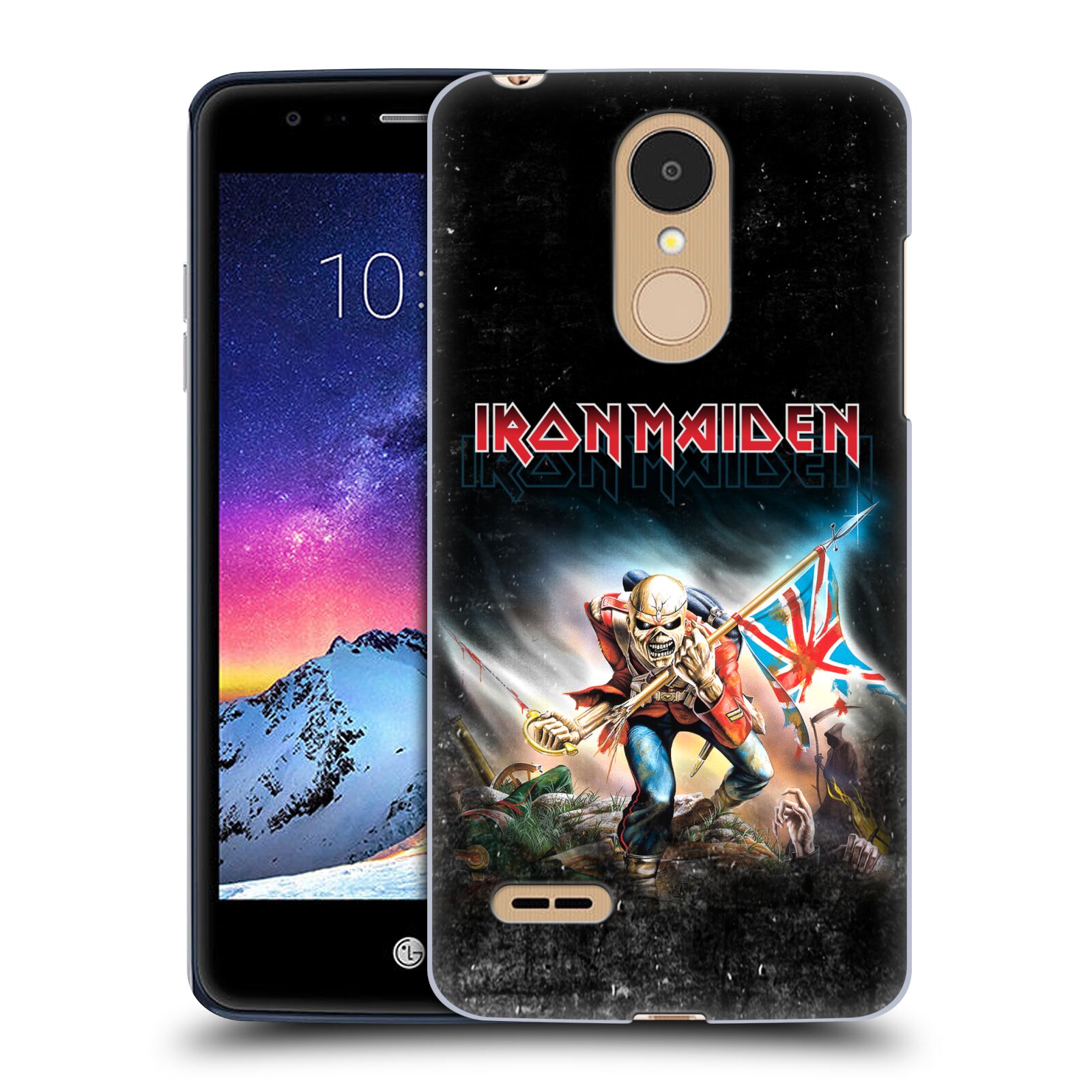 HEAD CASE plastový obal na mobil LG K9 / K8 2018 Heavymetalová skupina Iron Maiden bojovník