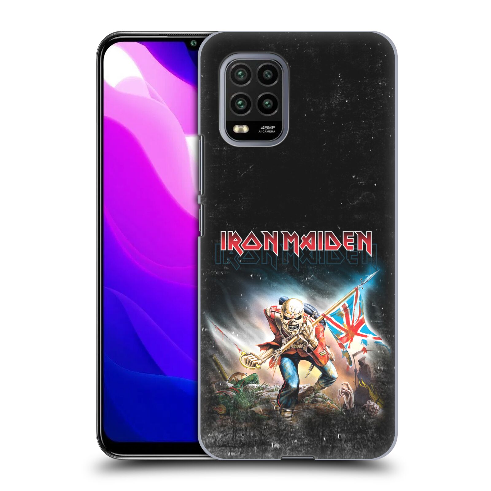 Zadní kryt, obal na mobil Xiaomi Mi 10 LITE Heavymetalová skupina Iron Maiden bojovník