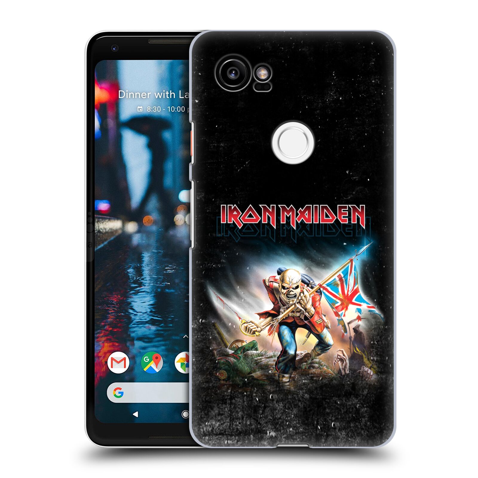 HEAD CASE plastový obal na mobil Google Pixel 2 XL Heavymetalová skupina Iron Maiden bojovník