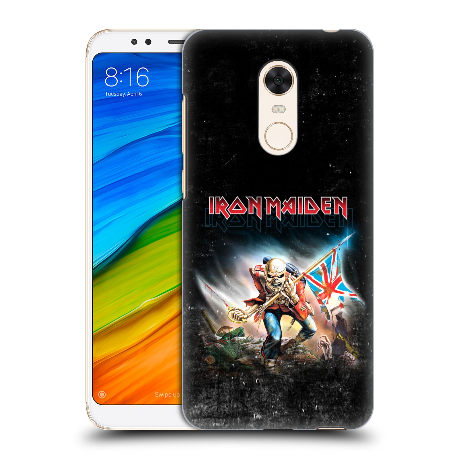 HEAD CASE plastový obal na mobil Xiaomi Redmi 5 PLUS Heavymetalová skupina Iron Maiden bojovník