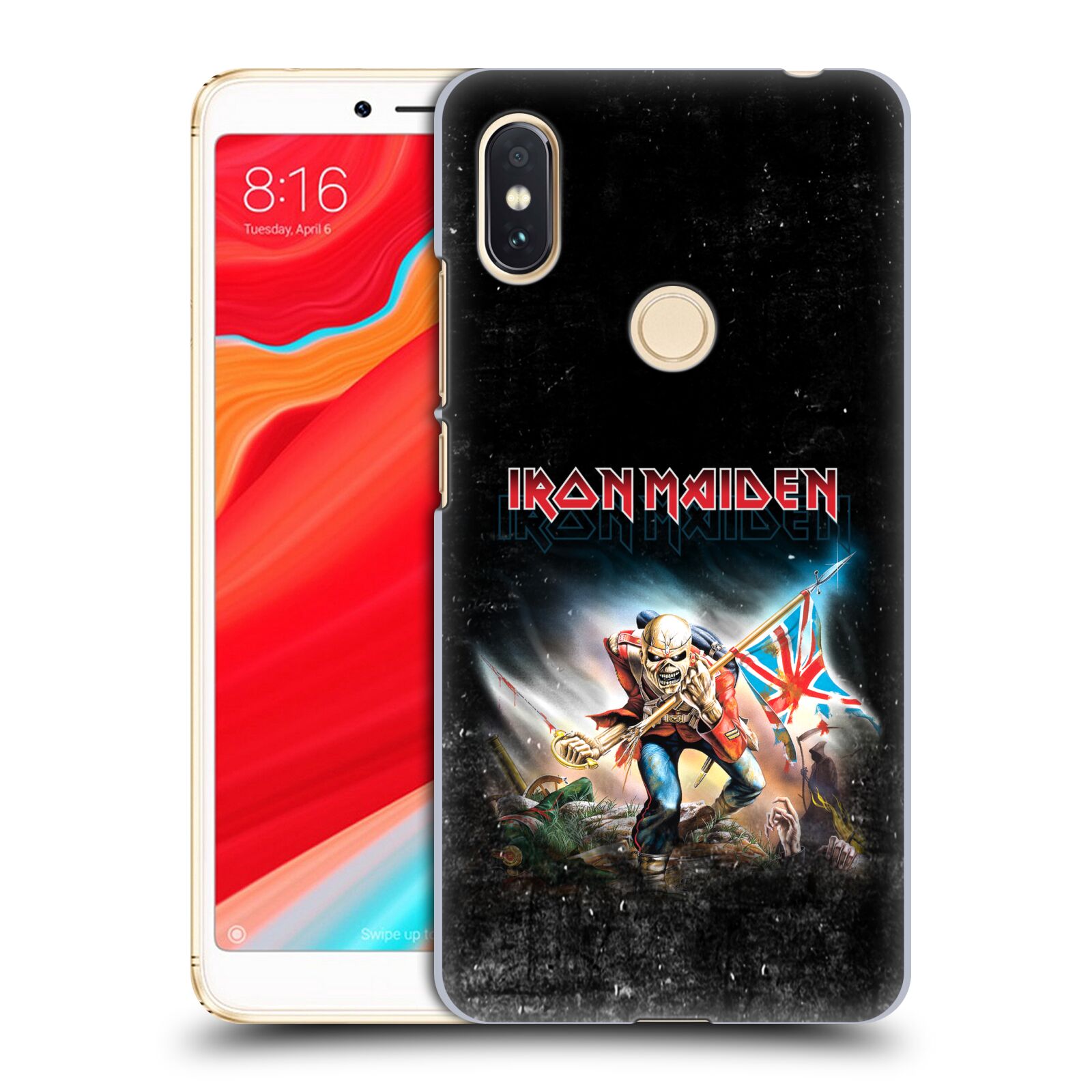 HEAD CASE plastový obal na mobil Xiaomi Redmi S2 Heavymetalová skupina Iron Maiden bojovník