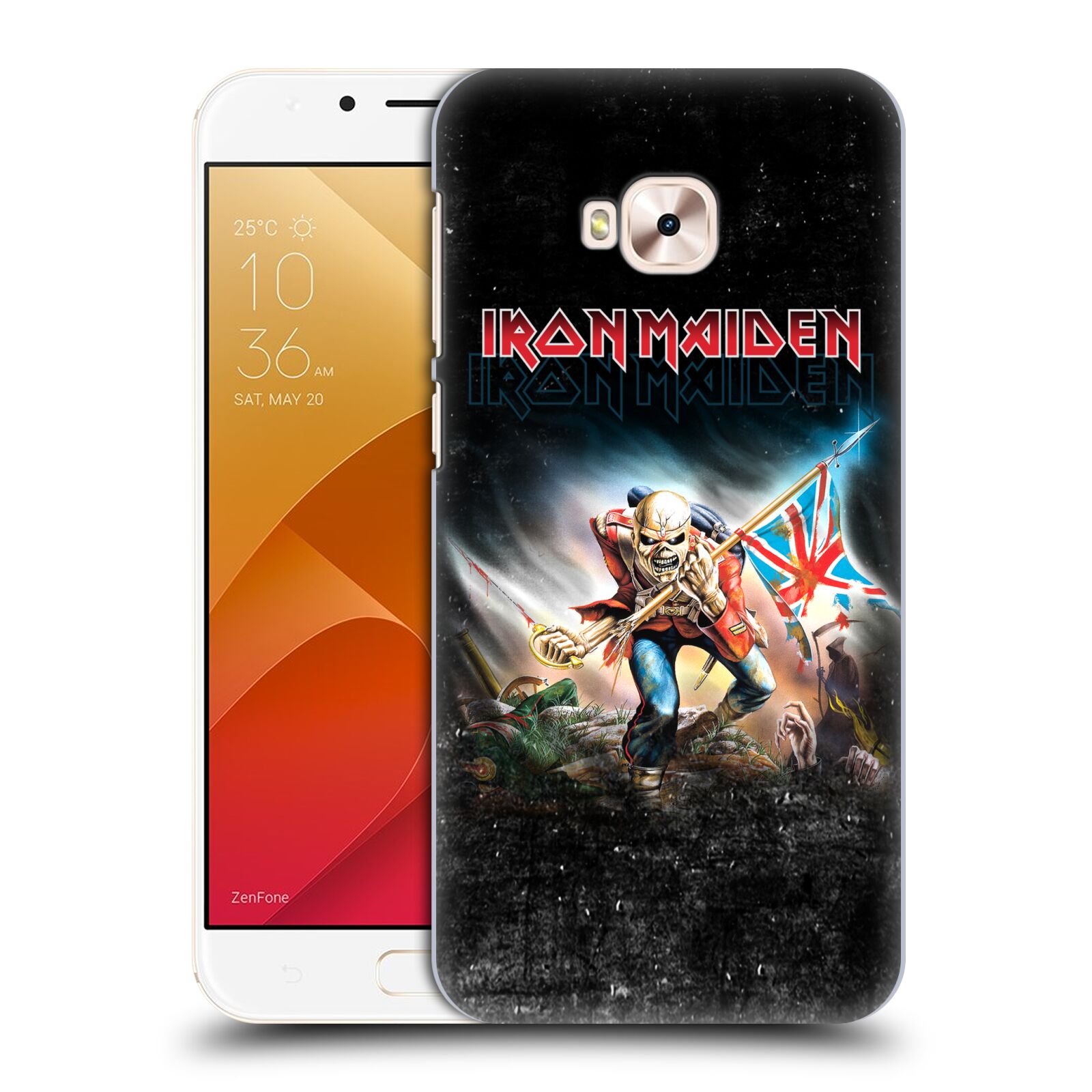 HEAD CASE plastový obal na mobil Asus Zenfone 4 Selfie Pro ZD552KL Heavymetalová skupina Iron Maiden bojovník