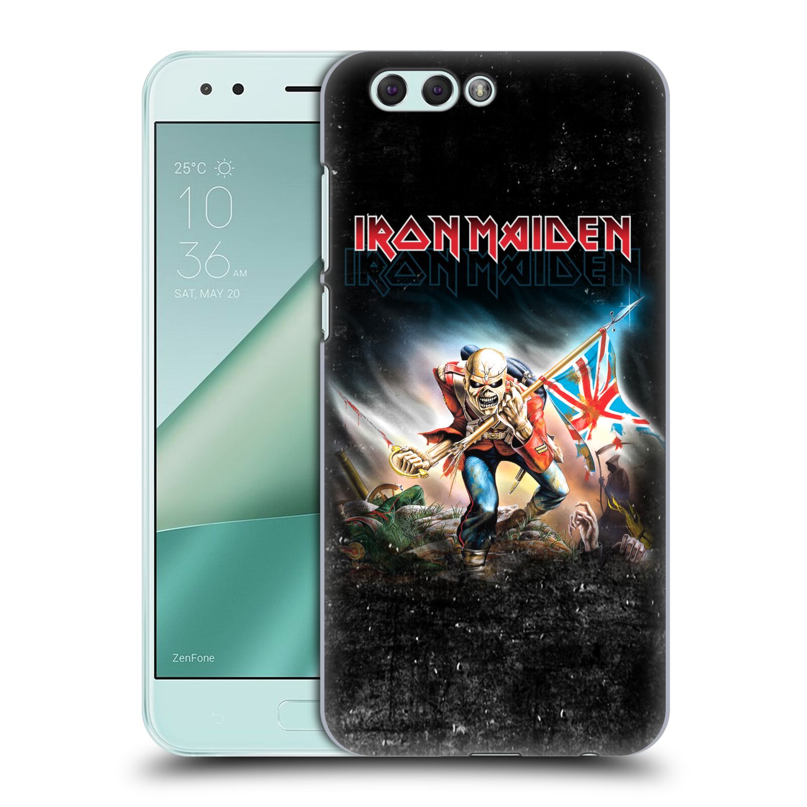 HEAD CASE plastový obal na mobil Asus Zenfone 4 ZE554KL Heavymetalová skupina Iron Maiden bojovník