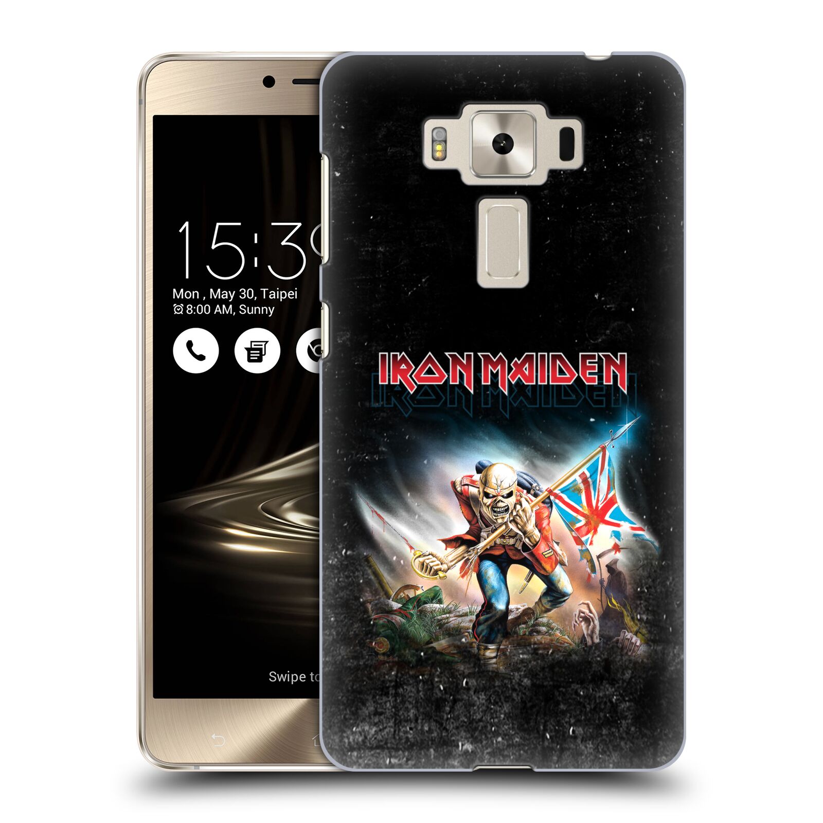 HEAD CASE plastový obal na mobil Asus Zenfone 3 DELUXE ZS550KL Heavymetalová skupina Iron Maiden bojovník