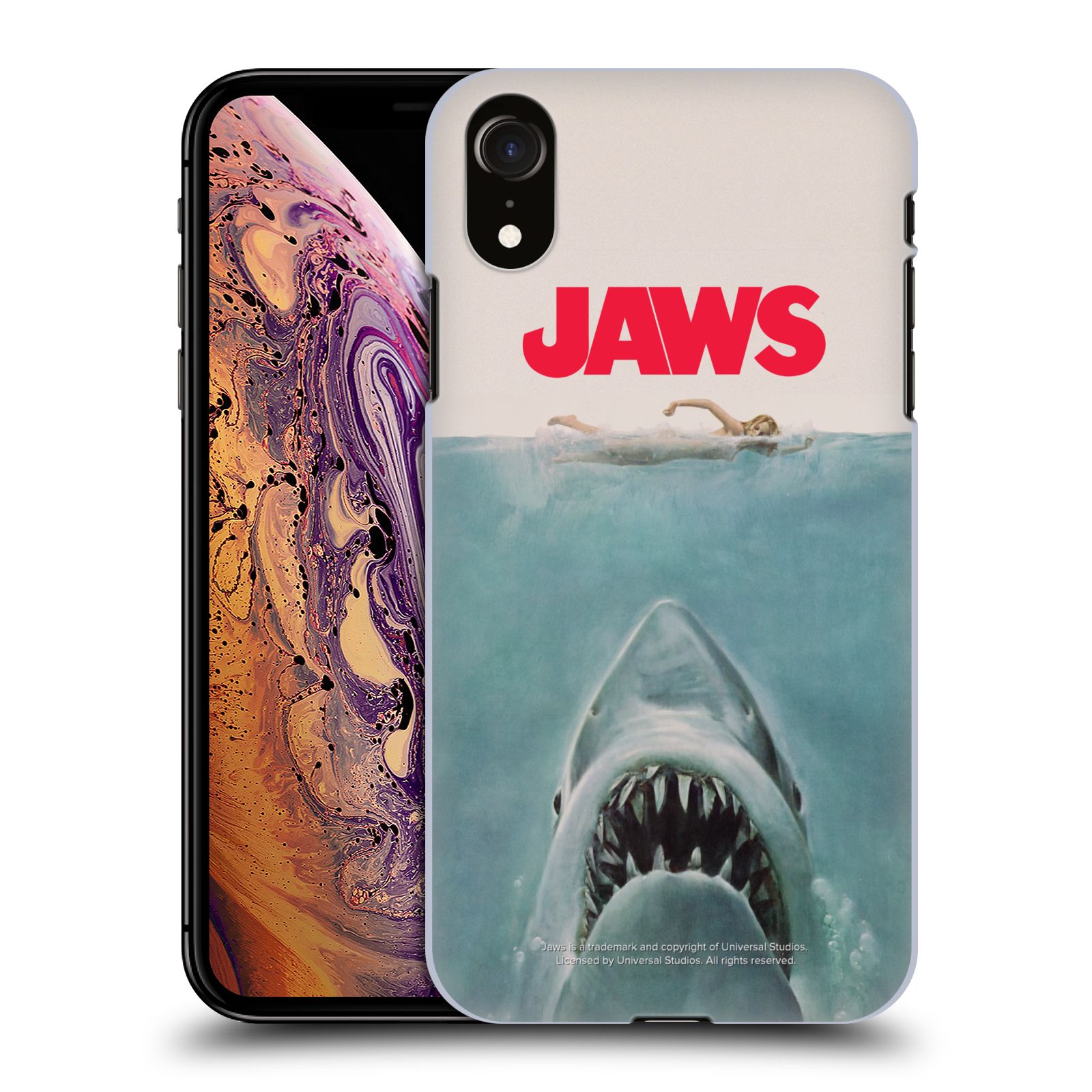 Zadní obal pro mobil Apple Iphone XR - HEAD CASE - Film Čelisti - Útok z hlubin