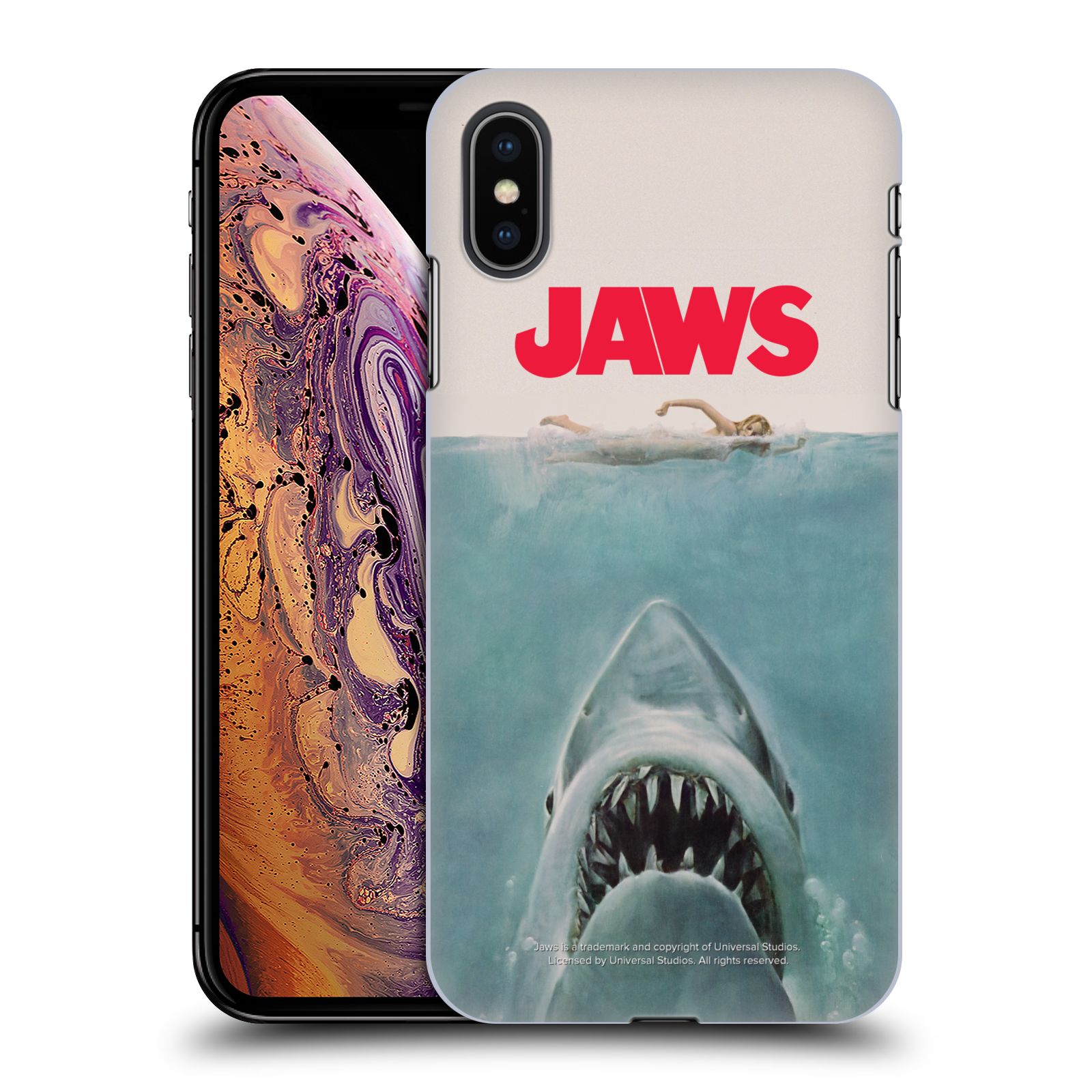 Zadní obal pro mobil Apple Iphone XS MAX - HEAD CASE - Film Čelisti - Útok z hlubin